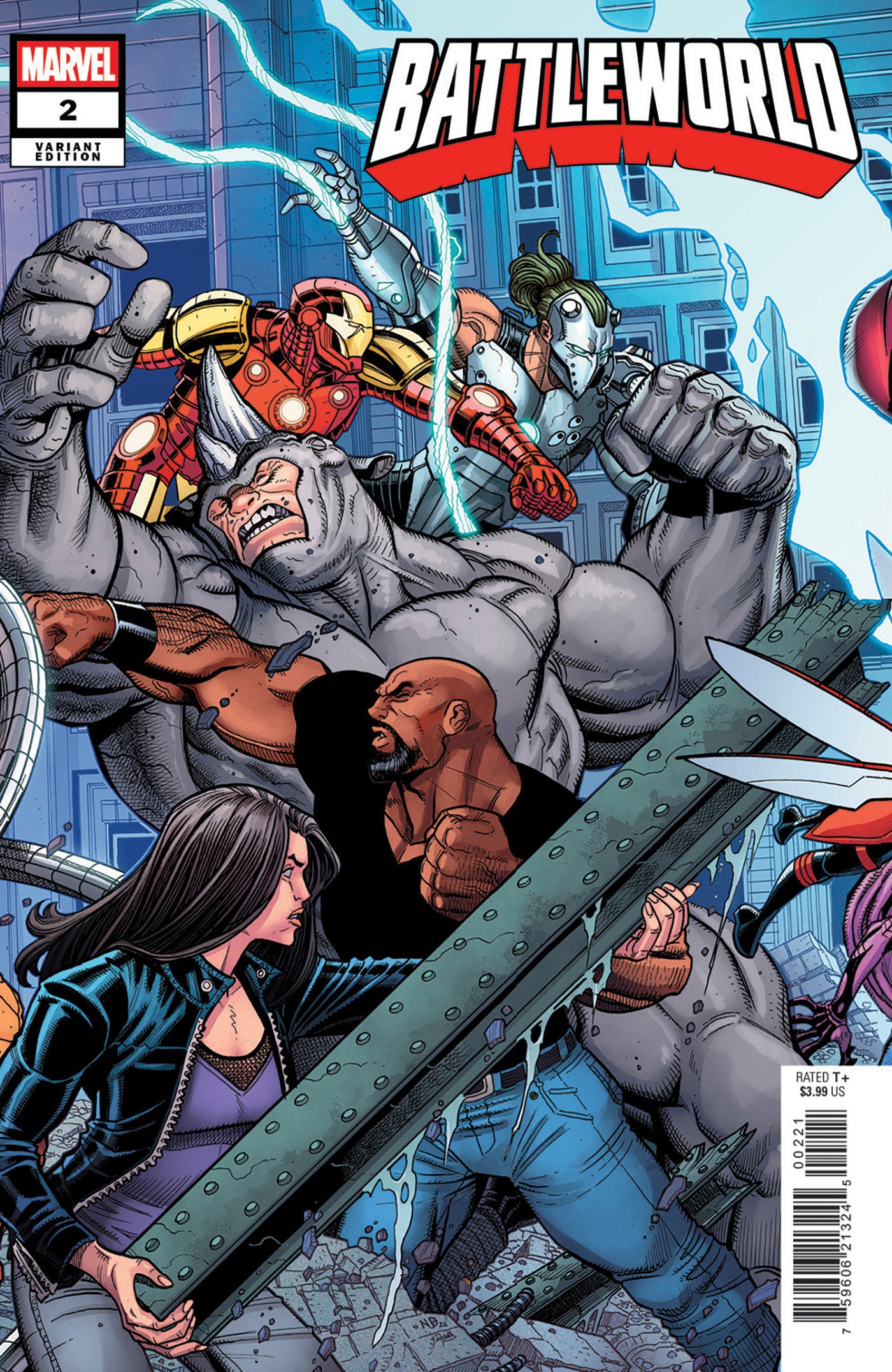 Battleworld #2 Nick Bradshaw 5 Part Connecting Variant B | Dragon's Lair Comics and Fantasy Houston TX