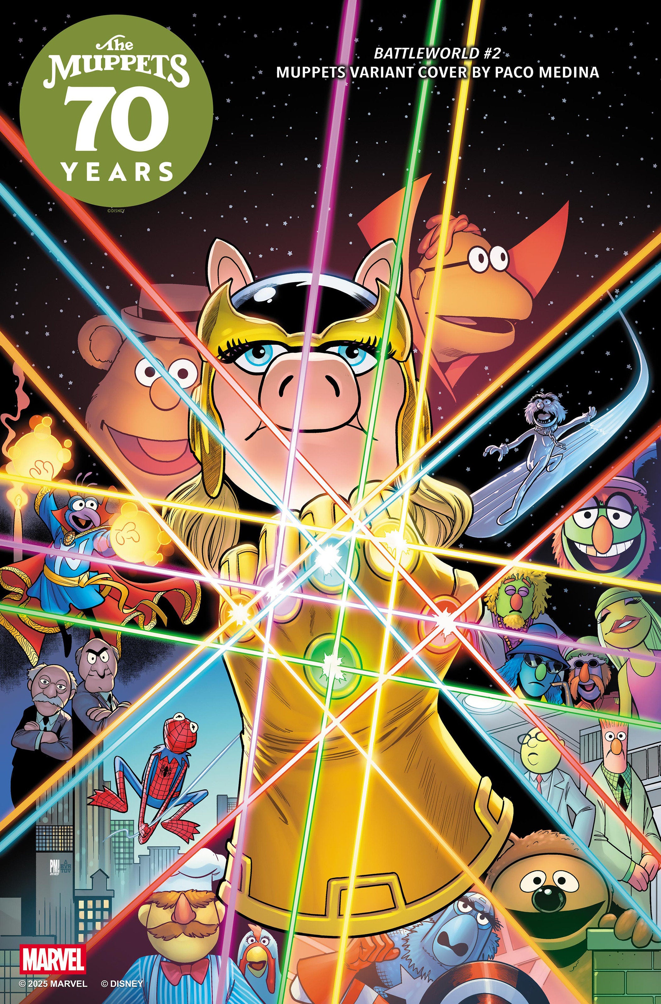 Battleworld #2 Paco Medina Muppets Variant | Dragon's Lair Comics and Fantasy Houston TX