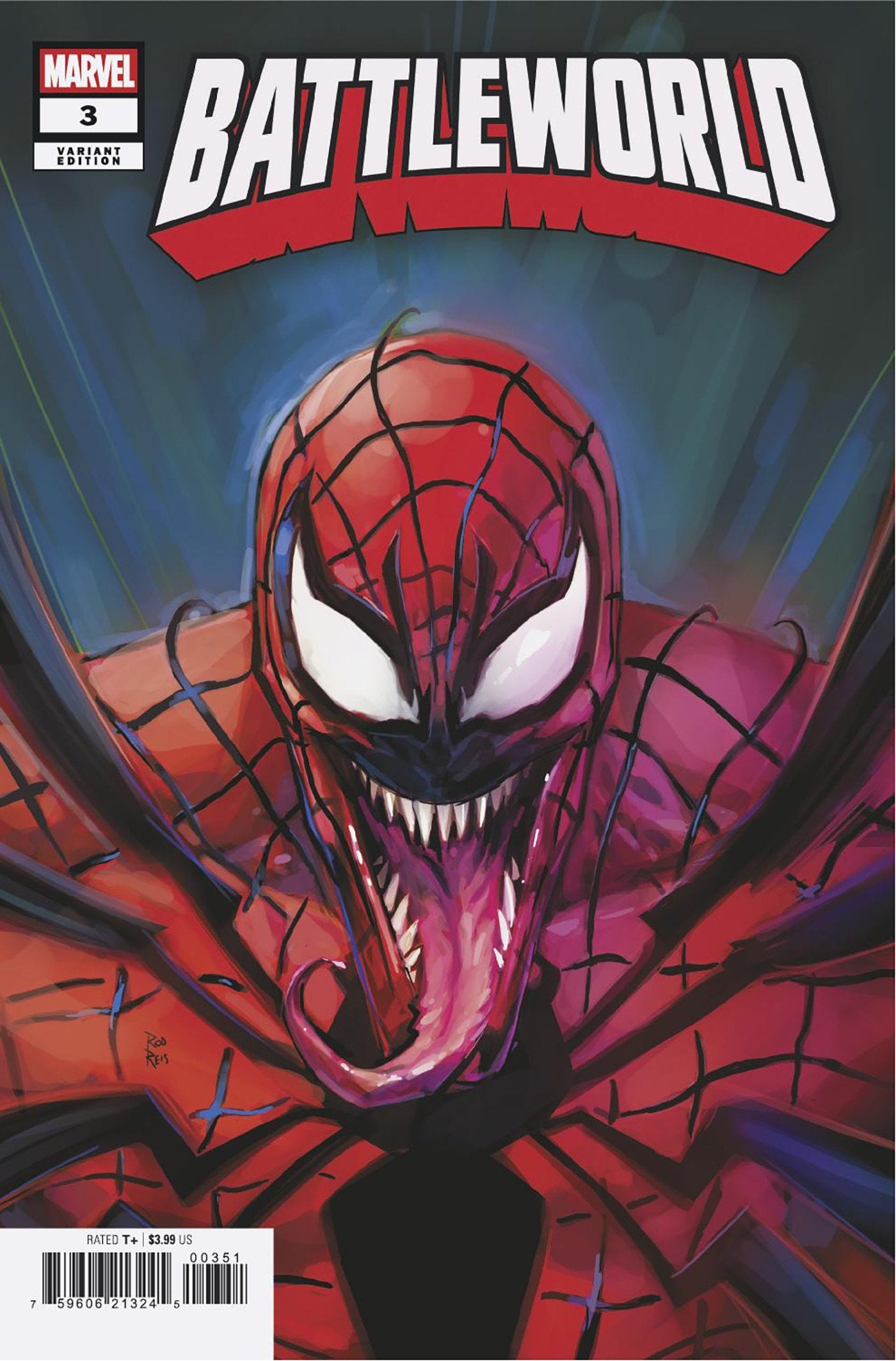 Battleworld #3 Rod Reis Venom 252 Variant | Dragon's Lair Comics and Fantasy Houston TX