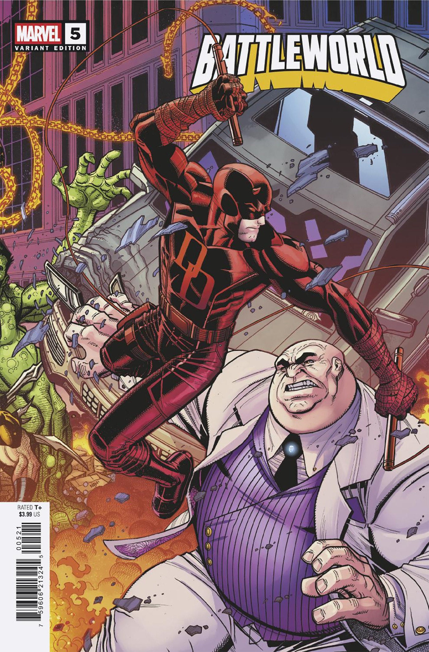Battleworld #5 Nick Bradshaw 5 Part Connecting Variant E | Odin's Place