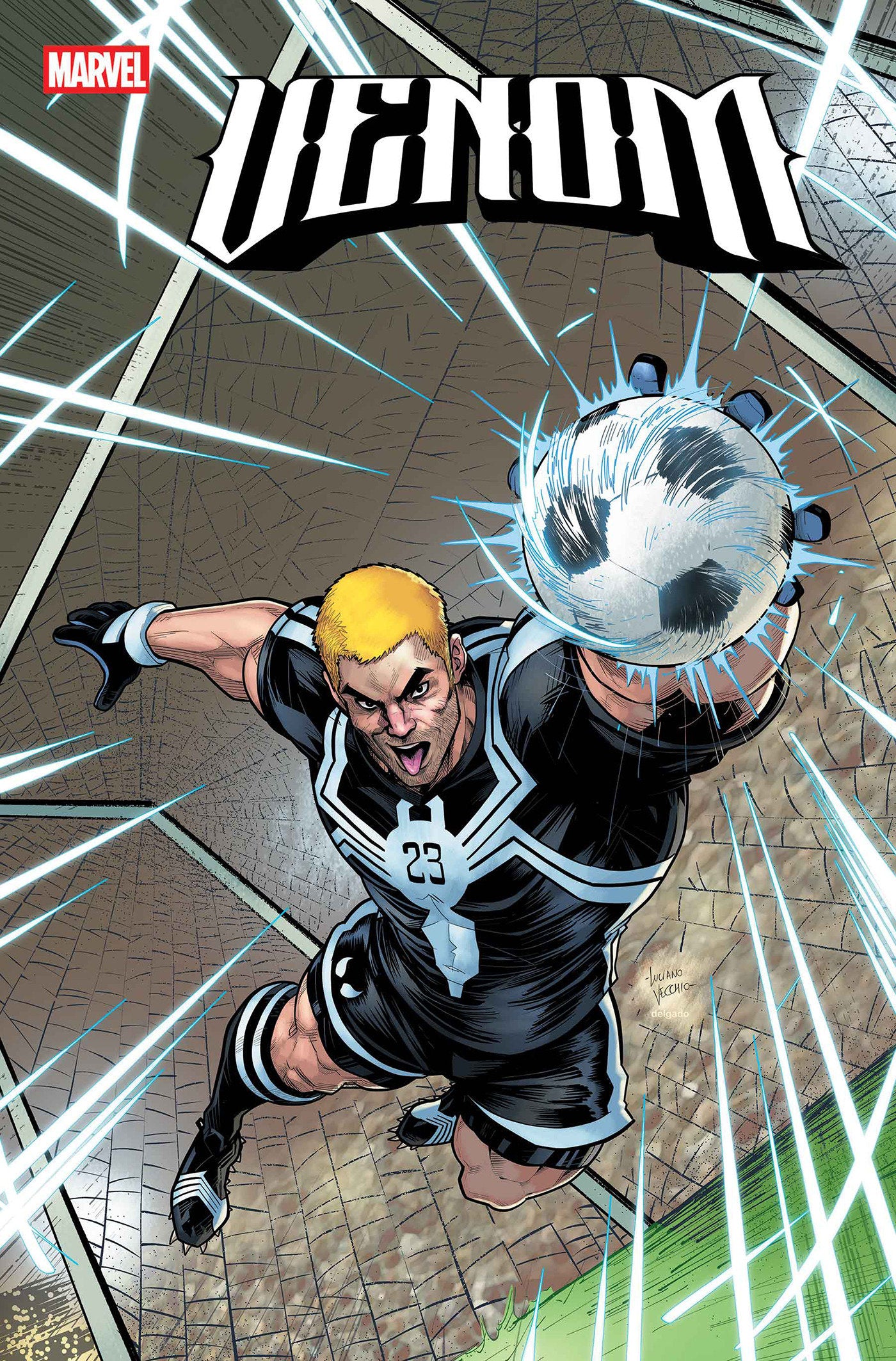 Venom #259 Luciano Vecchio Marvel Soccer Variant | Odin's Place
