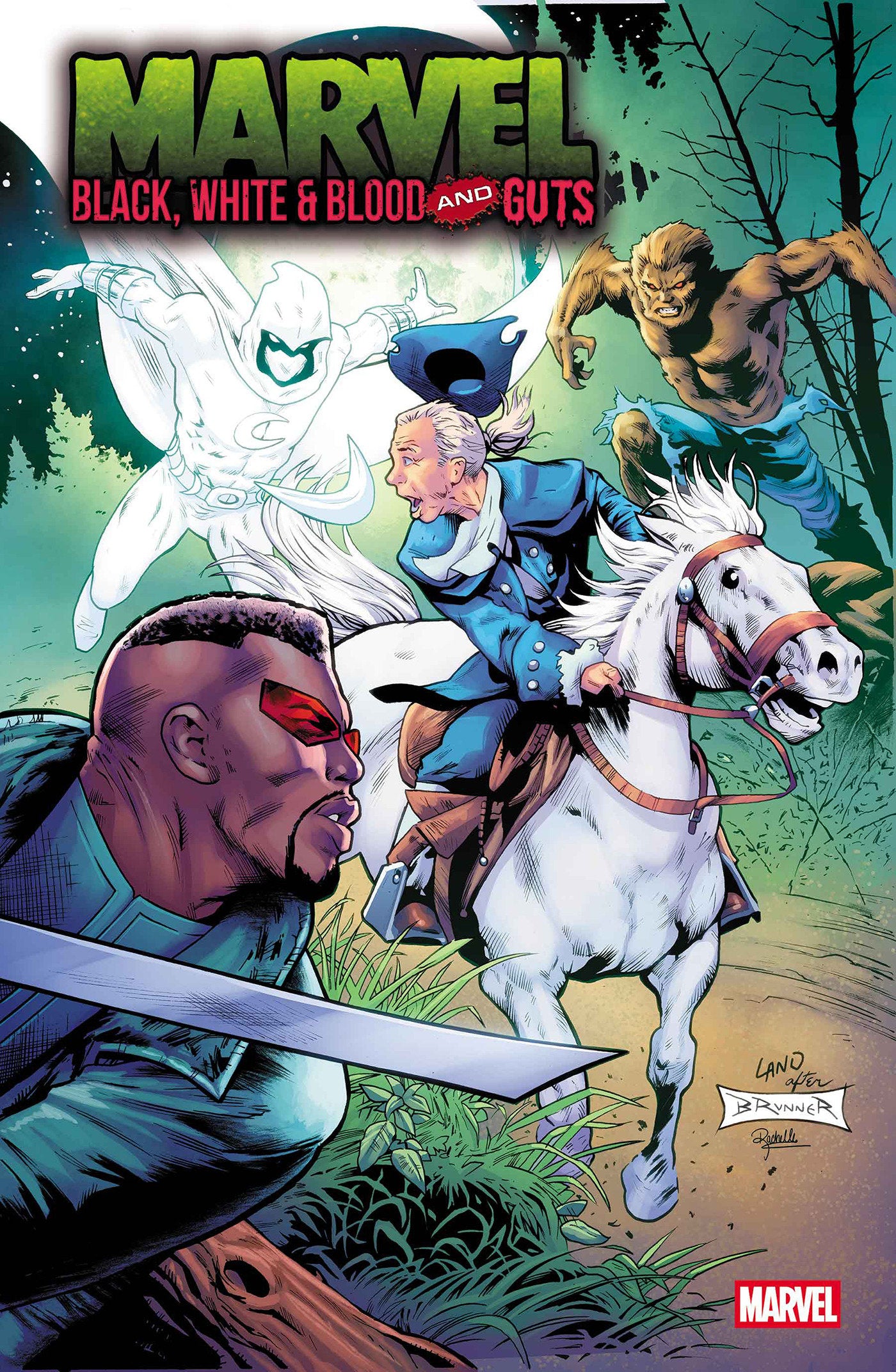 Marvel: Black, White & Blood And Guts #1 Greg Land 250 Th Homage Variant | Dragon's Lair Comics and Fantasy Houston TX