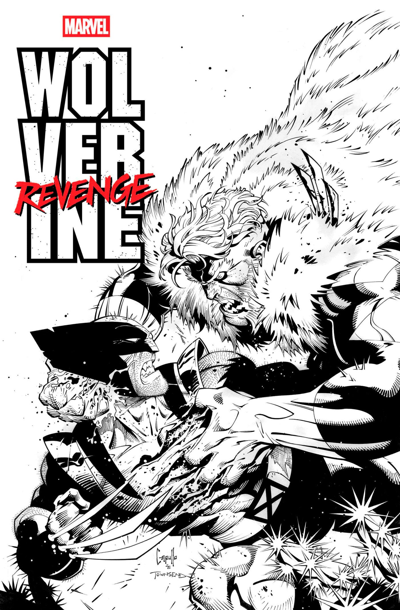 Wolverine: Revenge - Red Band: Raw - Black & White Edition #2 [Polybagged] | Dragon's Lair Comics and Fantasy Houston TX