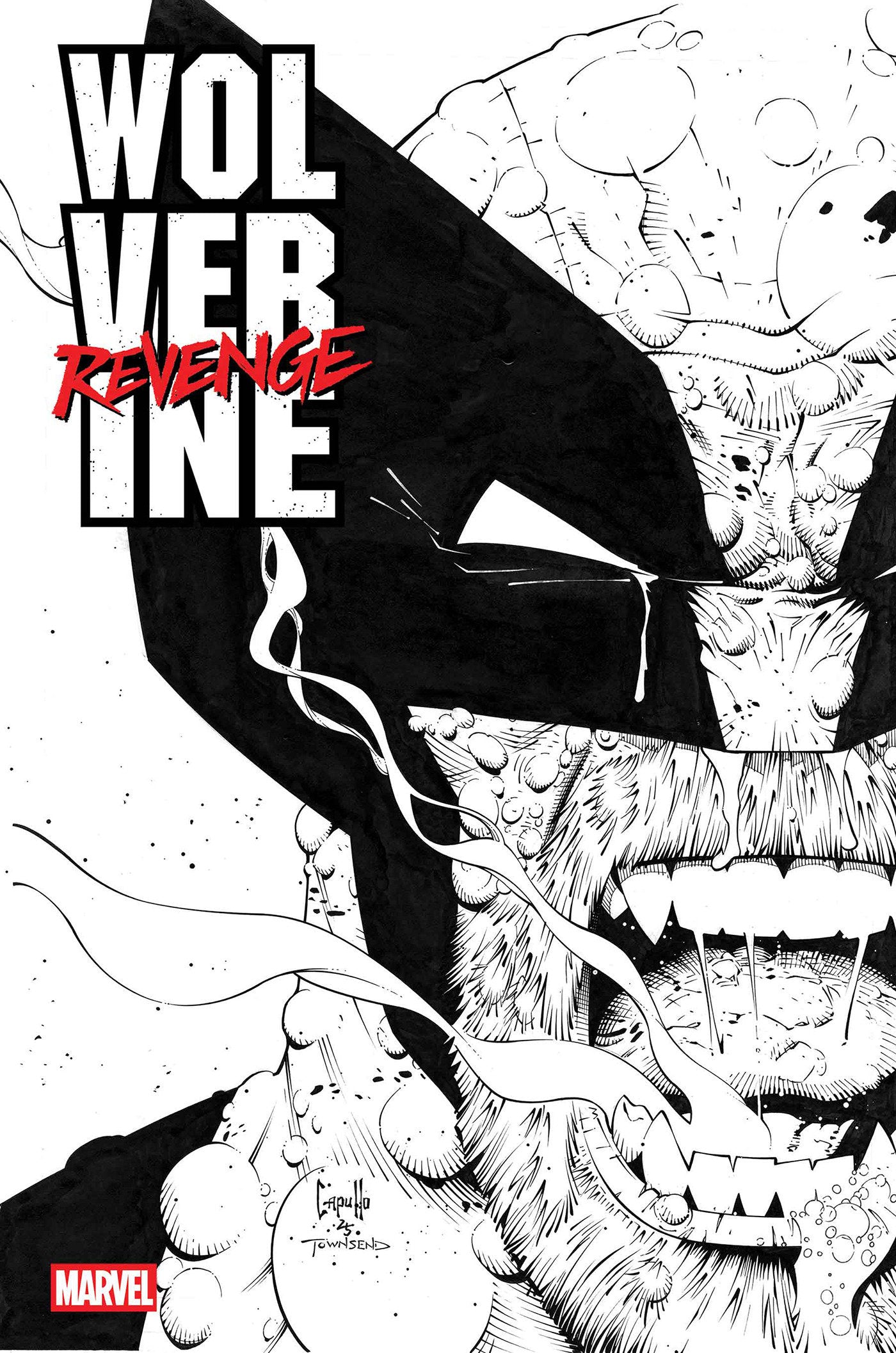 Wolverine: Revenge   Red Band: Raw   Black & White Edition #4 [Polybagged] | Dragon's Lair Comics and Fantasy Houston TX