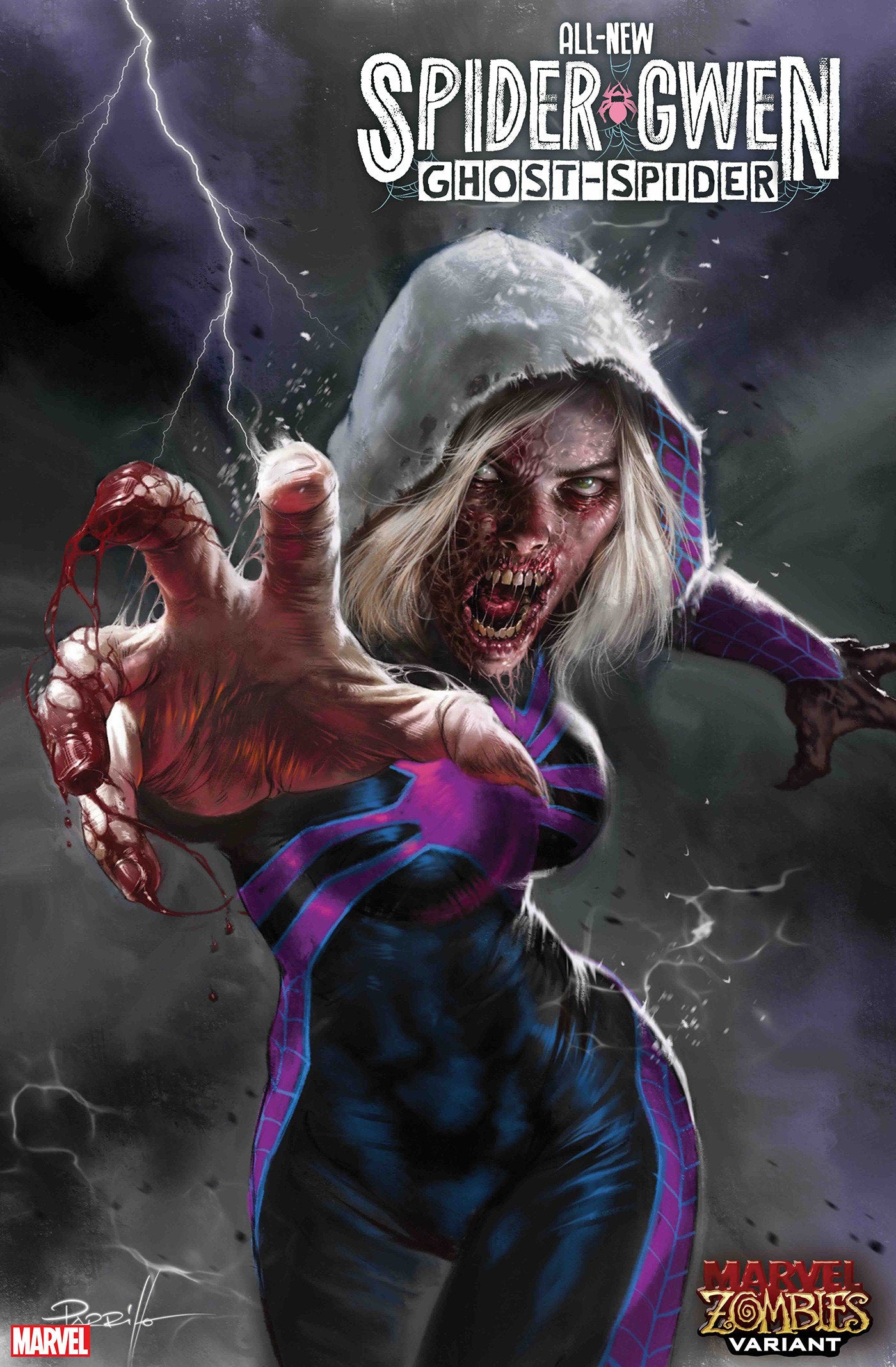 All New Spider Gwen: The Ghost Spider #3 Lucio Parrillo Marvel Zombies Variant | Dragon's Lair Comics and Fantasy Houston TX