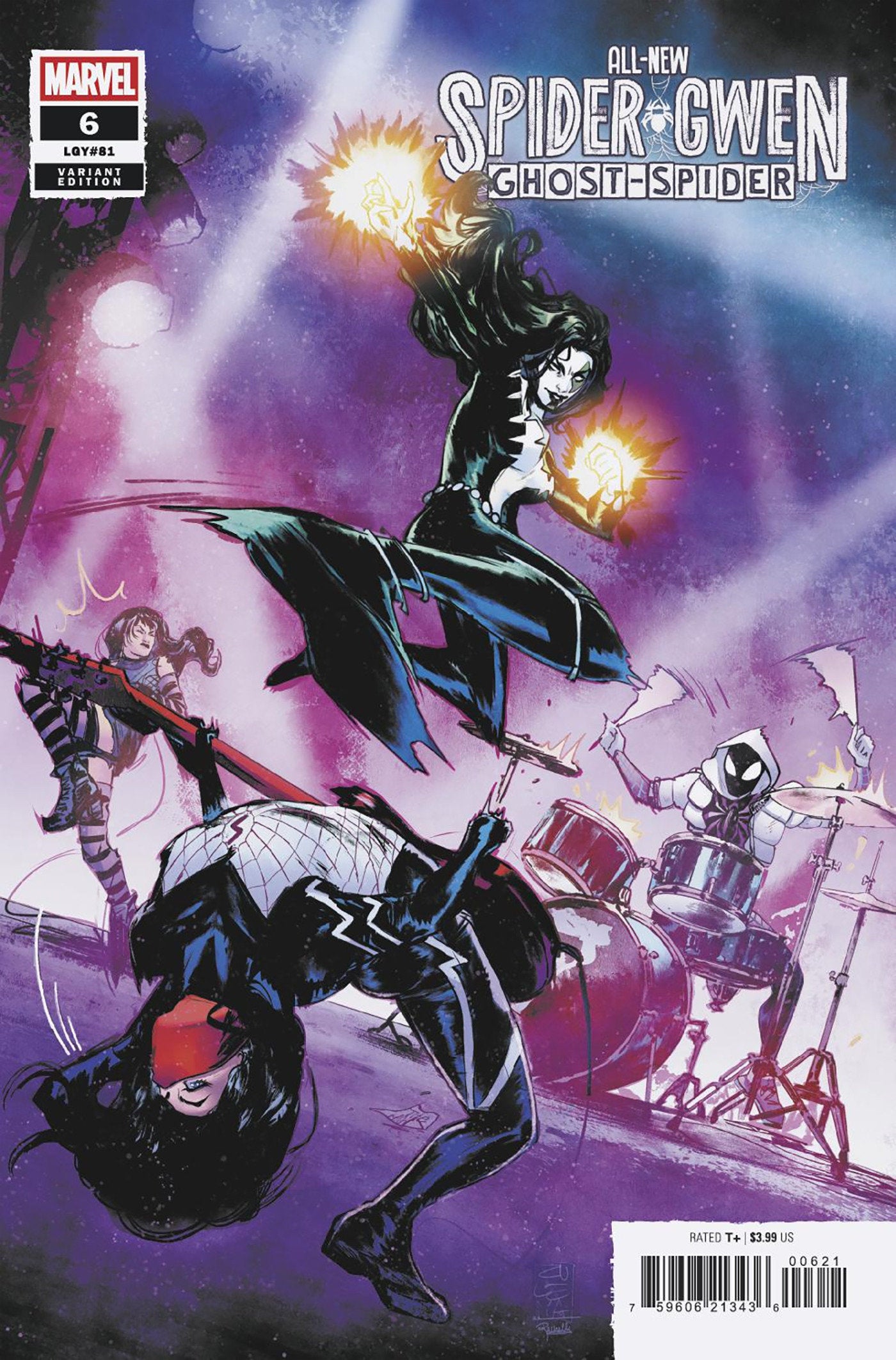 All New Spider Gwen: The Ghost Spider #6 Zulema Scotto Lavina Variant | Dragon's Lair Comics and Fantasy Houston TX