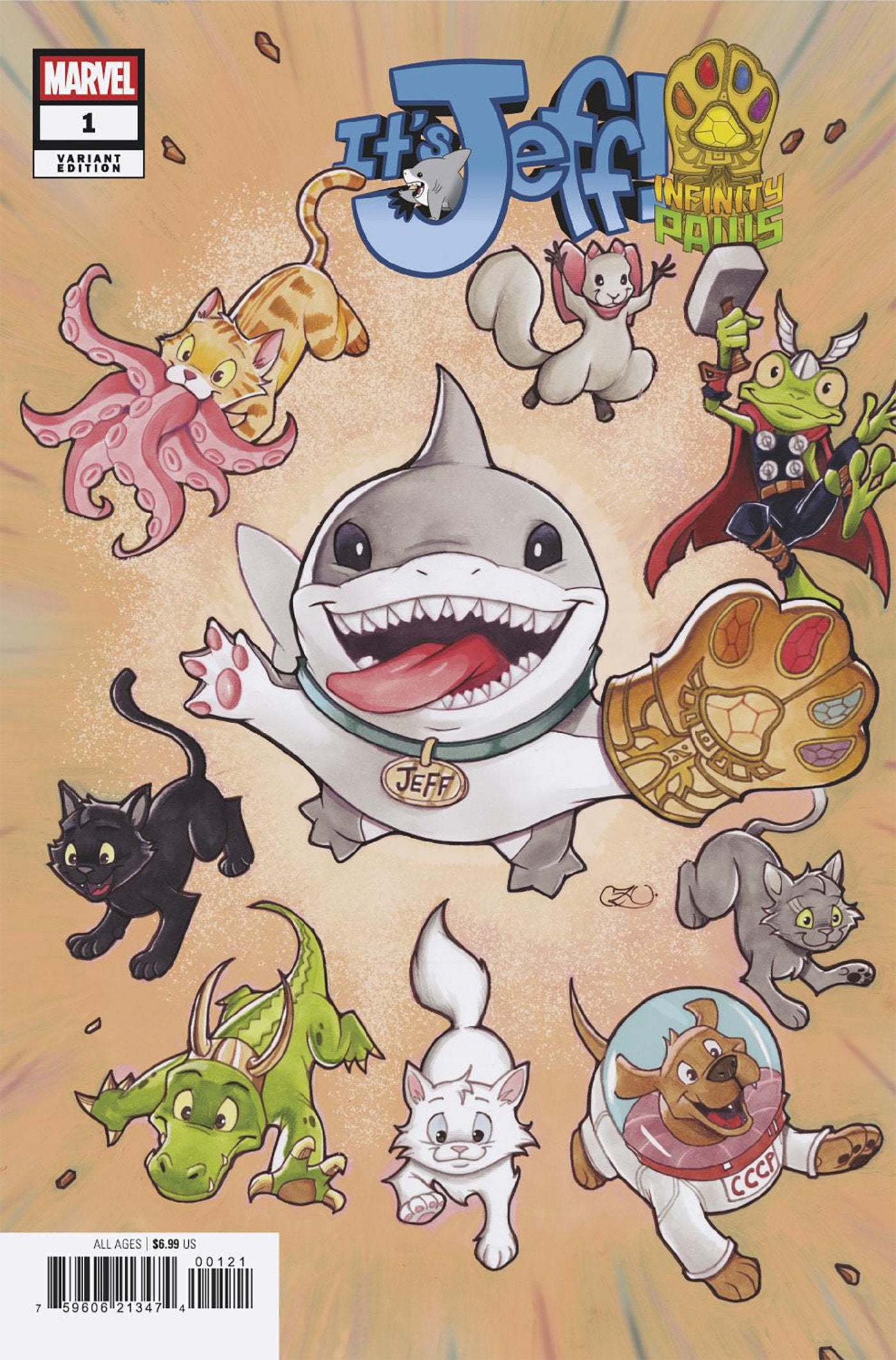 It'S Jeff: Infinity Paws #1 Chrissie Zullo Variant | Dragon's Lair Comics and Fantasy Houston TX