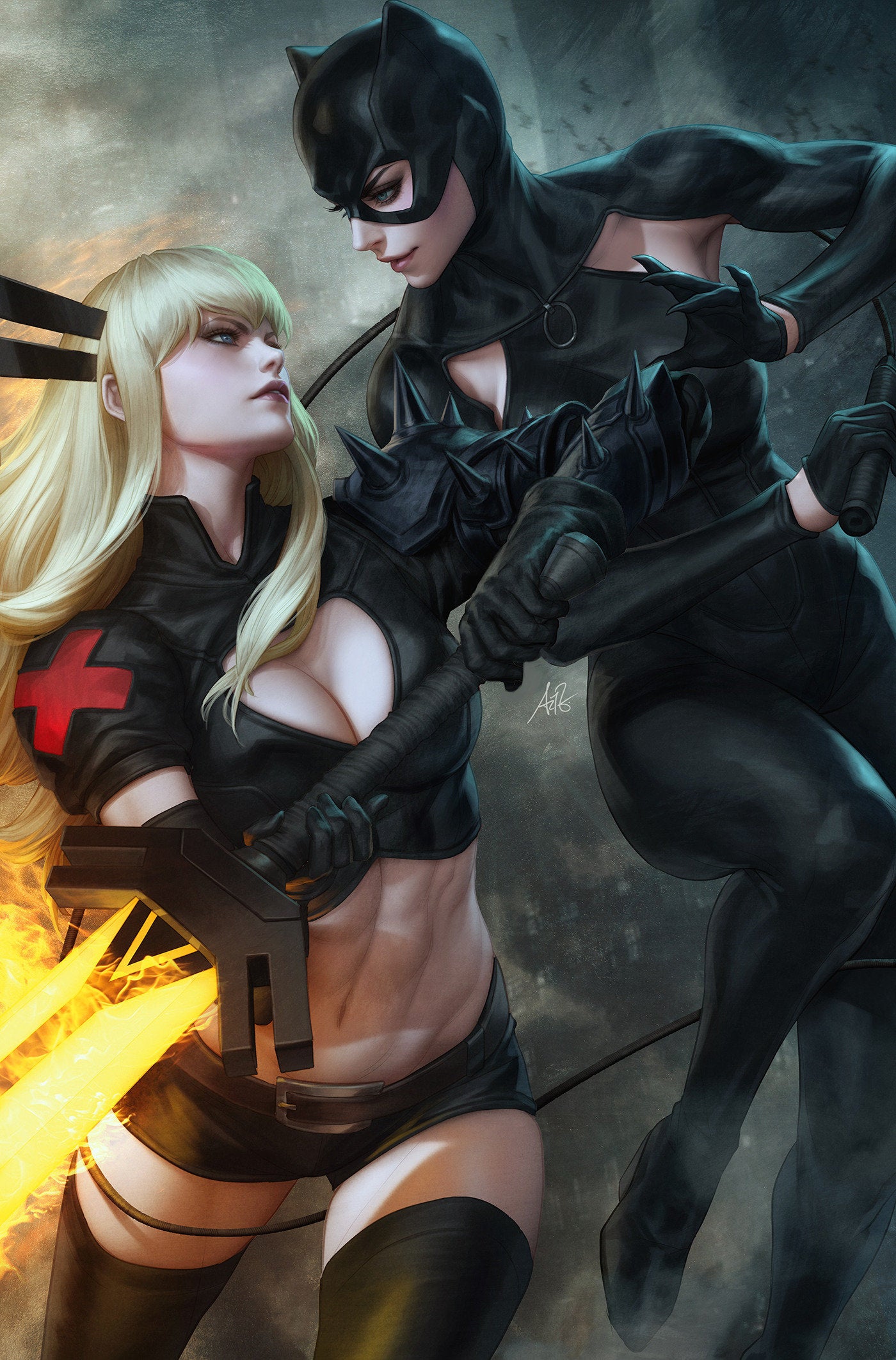 Marvel/DC: Deadpool/Batman #1 Artgerm Full Art Variant | Dragon's Lair Comics and Fantasy Houston TX