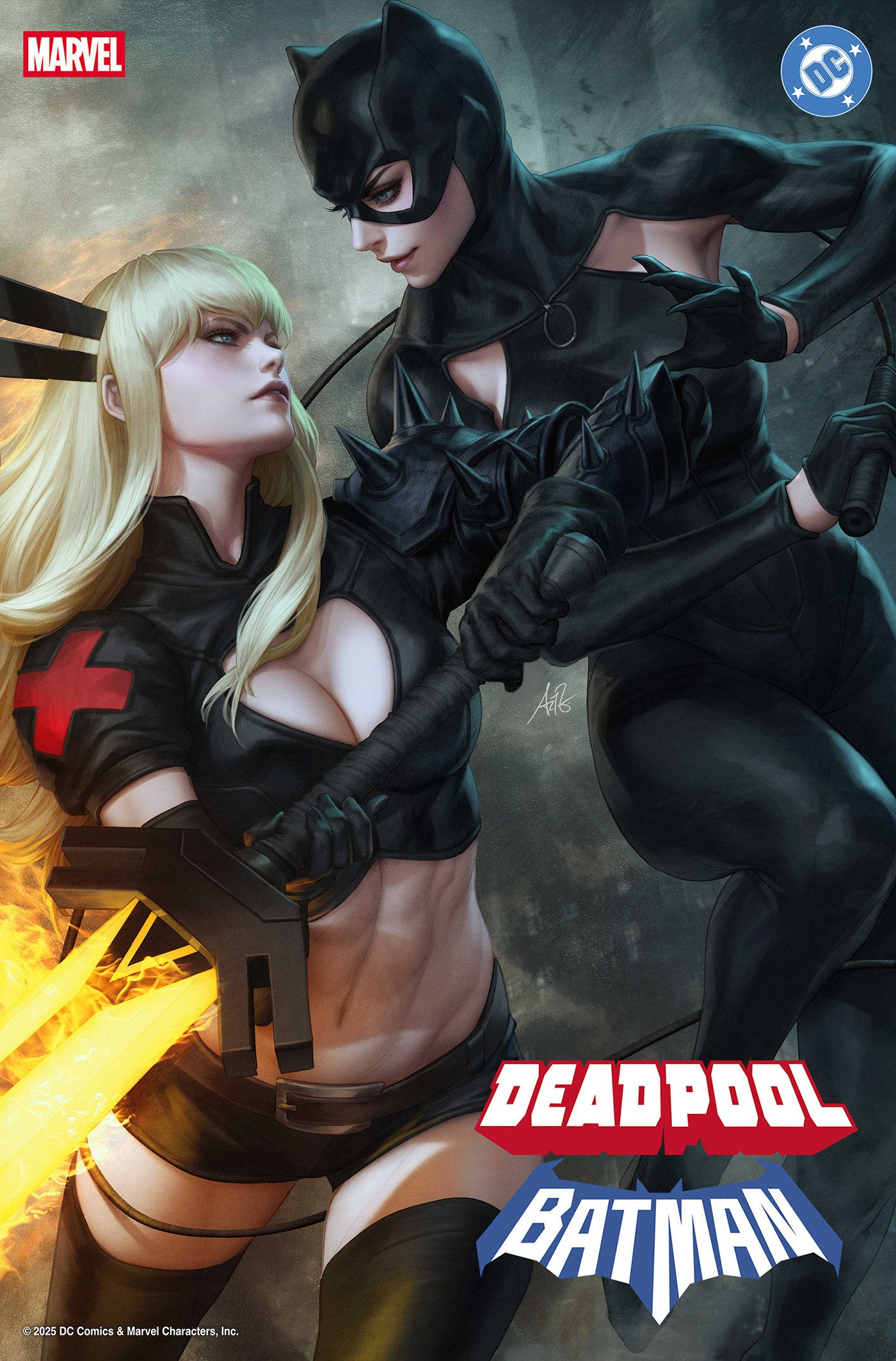 Marvel/DC: Deadpool/Batman #1 Artgerm Variant | Dragon's Lair Comics and Fantasy Houston TX