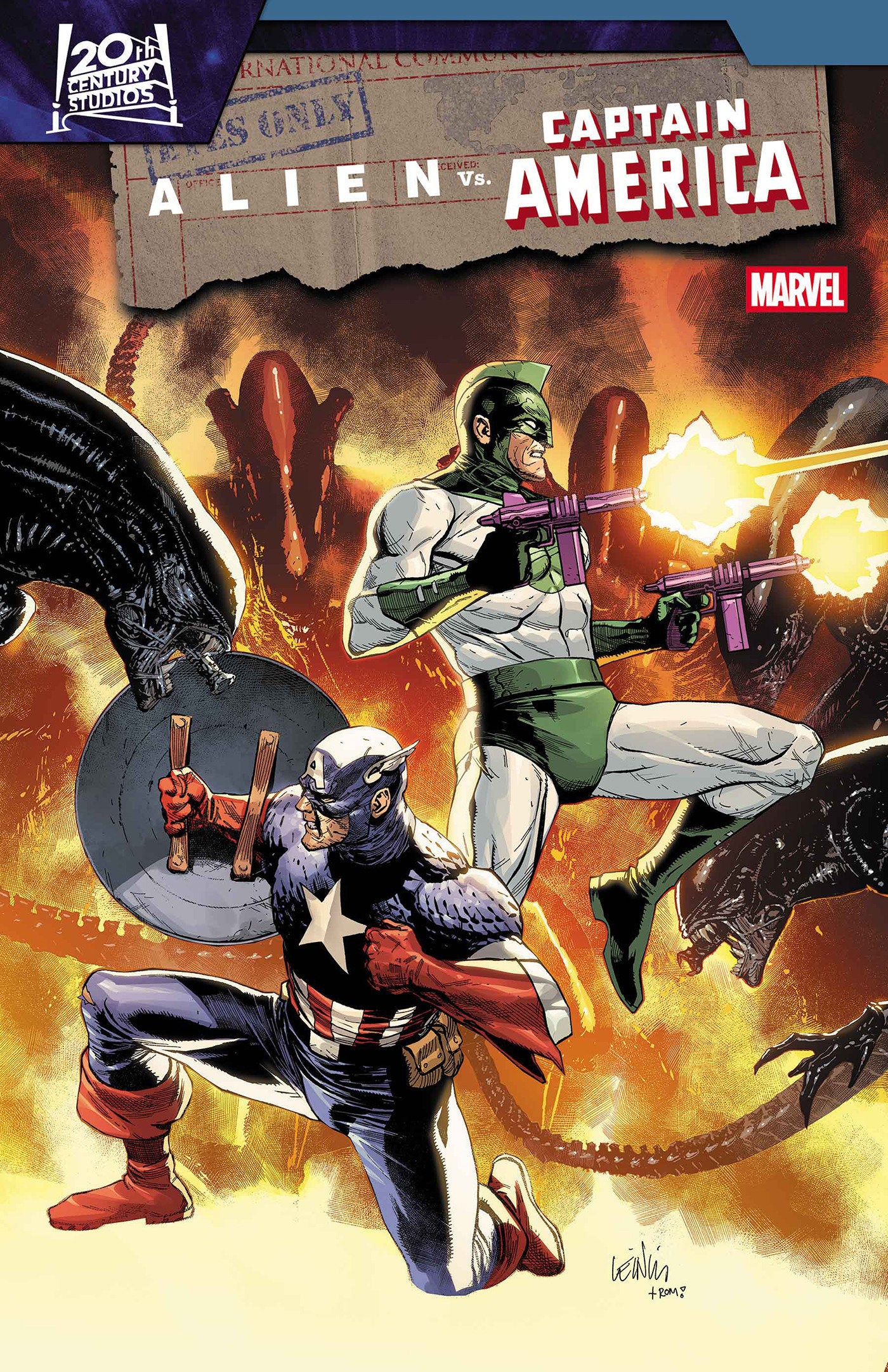Alien vs. Captain America #3 | Odin's Place