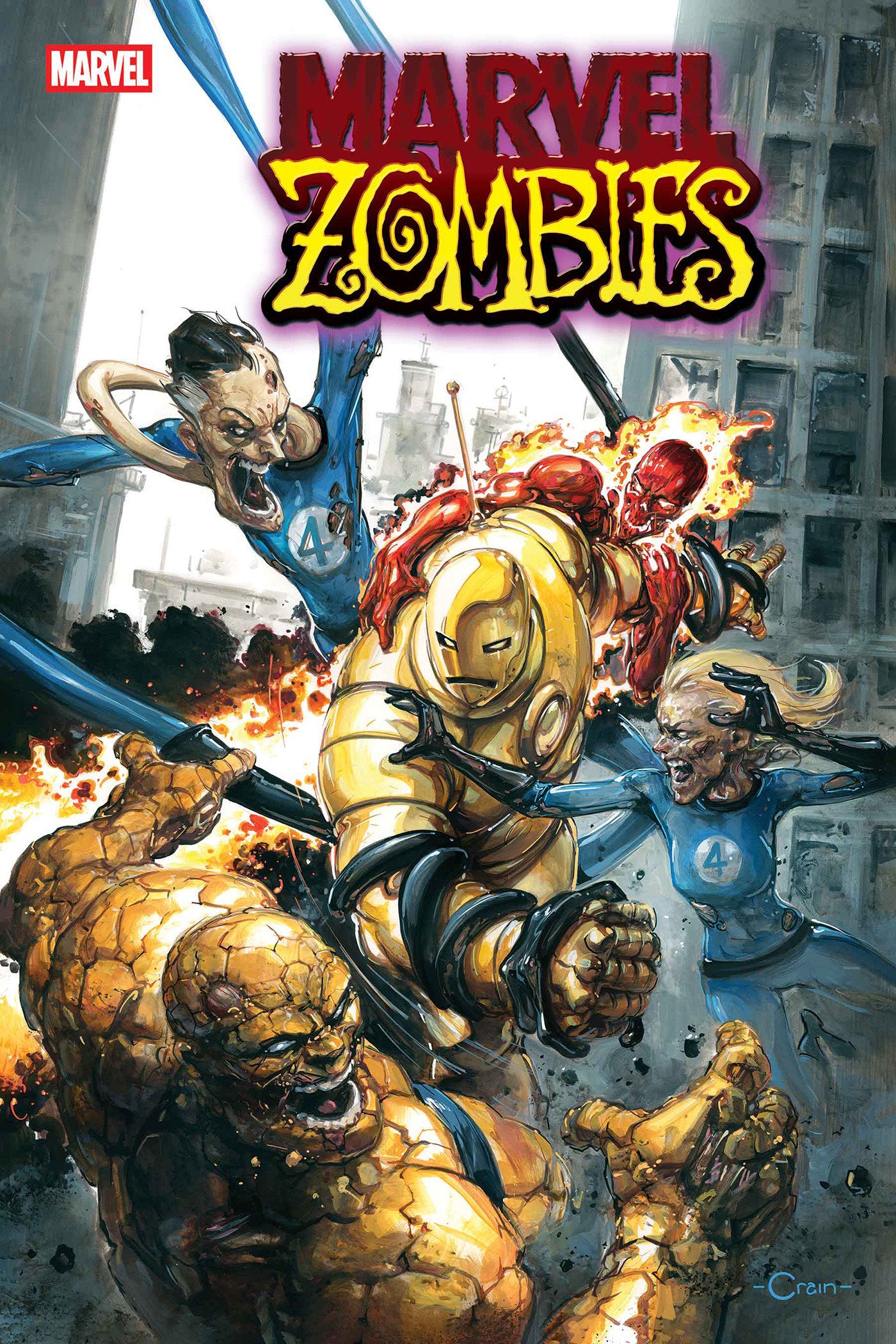 Marvel Zombies: Red Band #1 Clayton Crain Variant [Polybagged] | Dragon's Lair Comics and Fantasy Houston TX