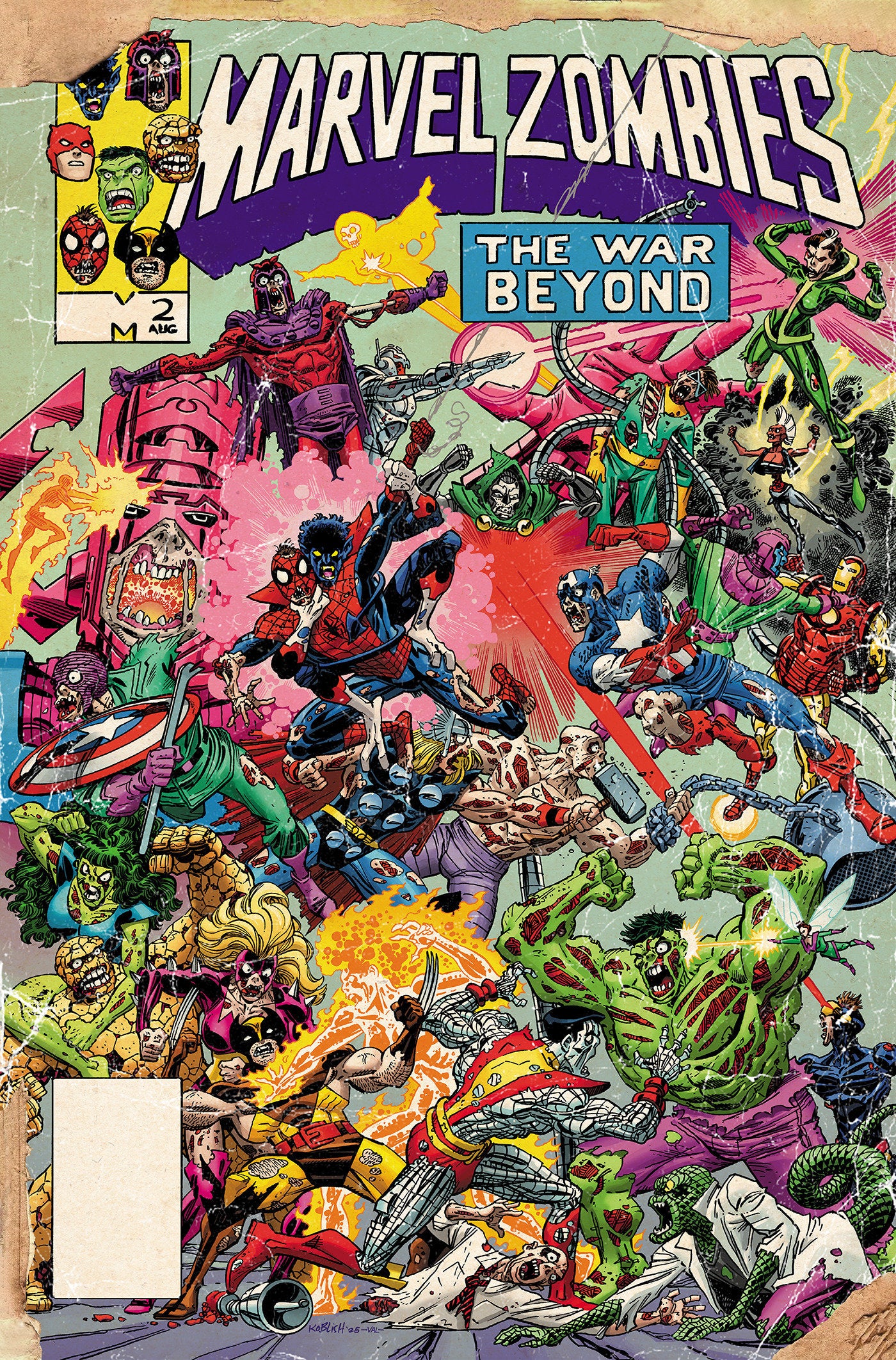 Marvel Zombies: Red Band #2 Scott Koblish Retro Zombie Variant [Polybagged] | Dragon's Lair Comics and Fantasy Houston TX