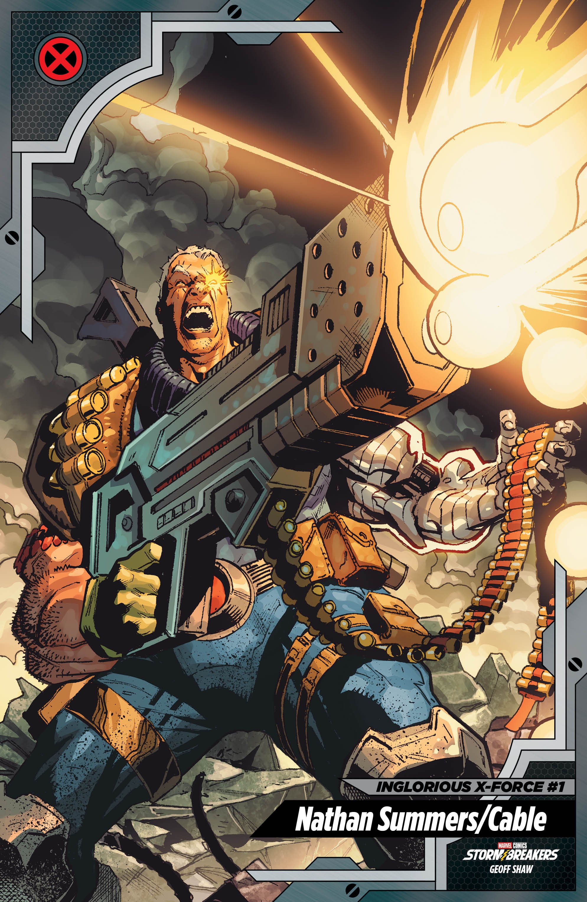 Inglorious X Force #1 Geoff Shaw X-Men Trading Card Variant | Odin's Place