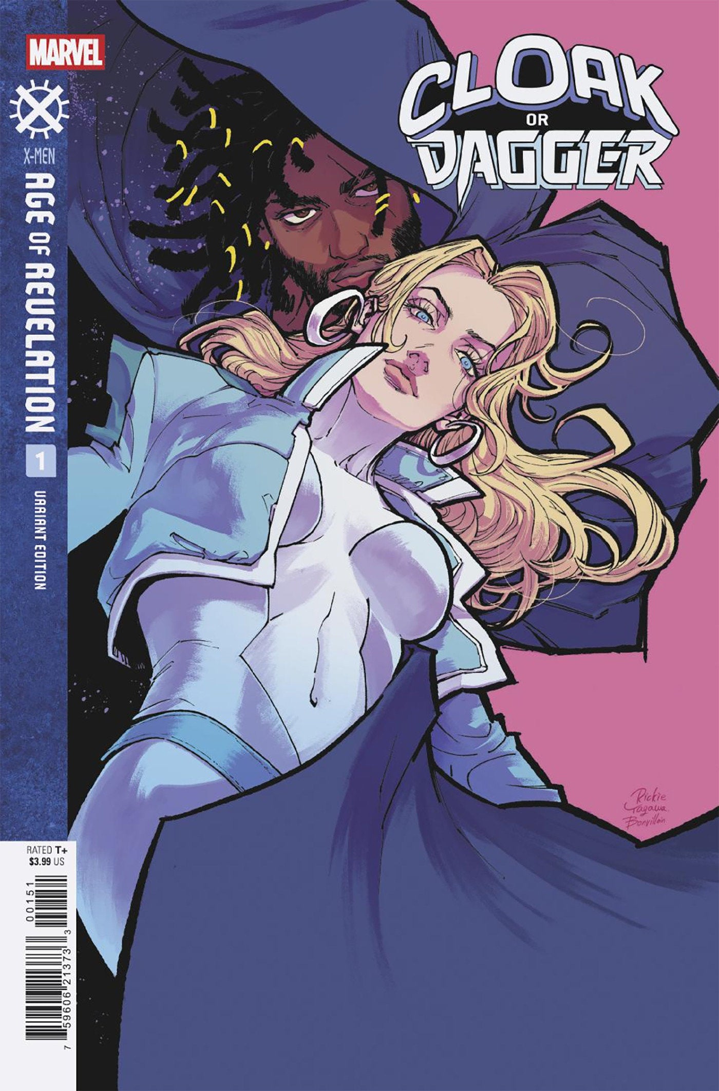 Cloak Or Dagger #1 Rickie Yagawa Cloak & Dagger Variant [AOR] | Dragon's Lair Comics and Fantasy Houston TX
