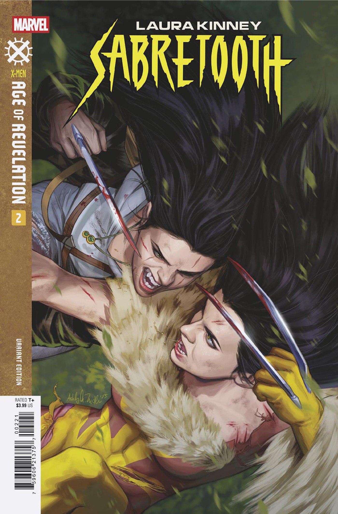 Laura Kinney: Sabretooth #2 Ashley Witter Variant [AOR] | Dragon's Lair Comics and Fantasy Houston TX