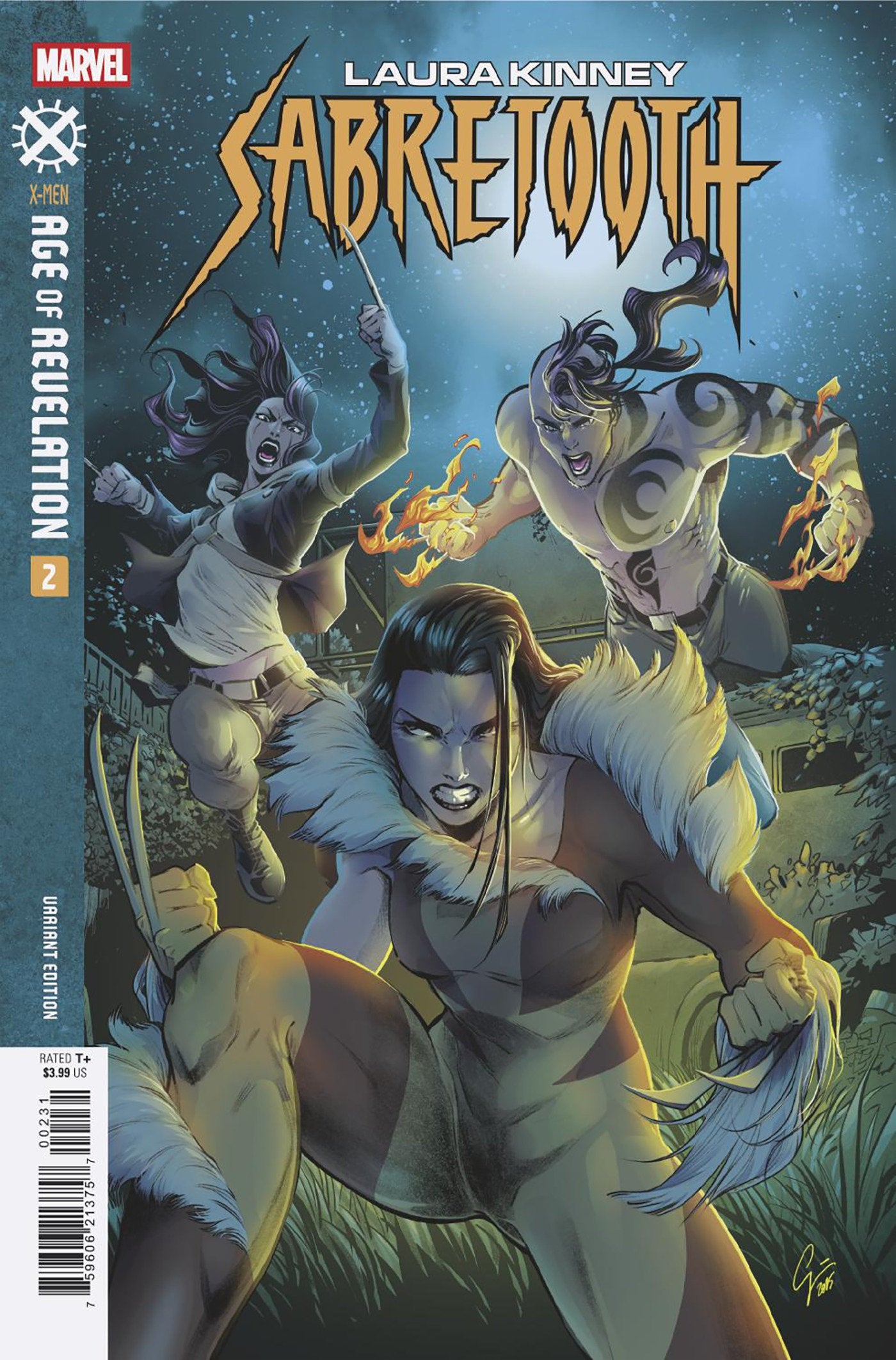 Laura Kinney: Sabretooth #2 Jacopo Camagni Variant [AOR] | Dragon's Lair Comics and Fantasy Houston TX
