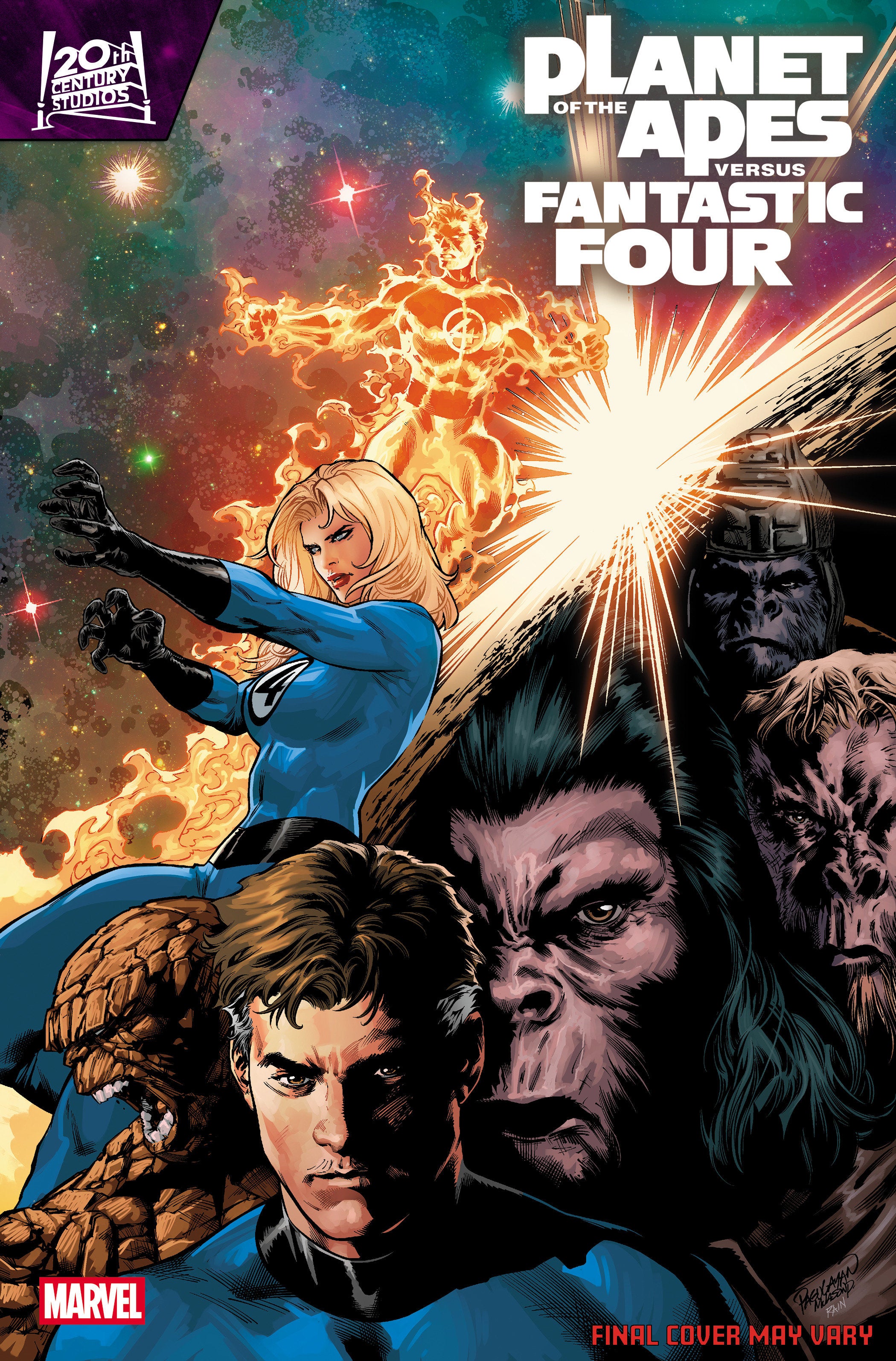 Planet Of The Apes vs. Fantastic Four #2 Carlo Pagulayan Versus Variant | Odin's Place