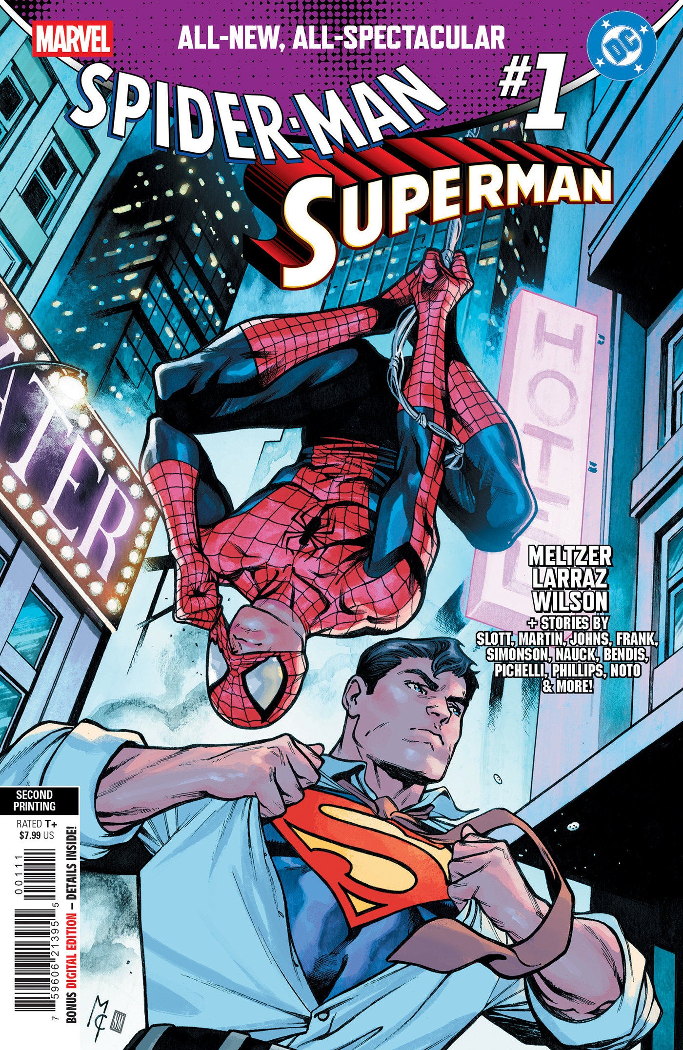 Marvel/DC: Spider-Man/Superman #1 Martin Coccolo 2nd Printing Variant | Odin's Place