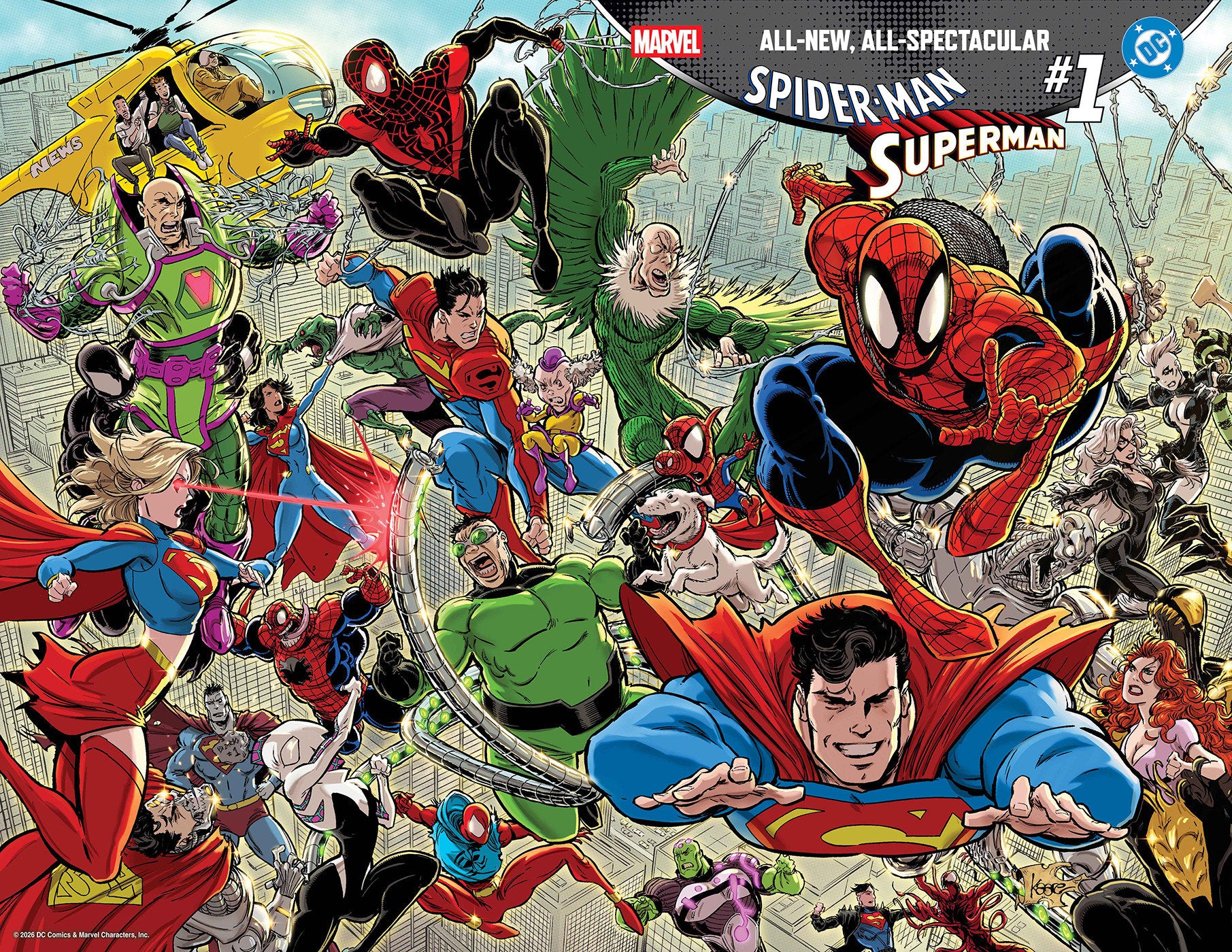 Marvel/DC: Spider-Man/Superman #1 Kaare Andrews Wraparound Variant | Odin's Place