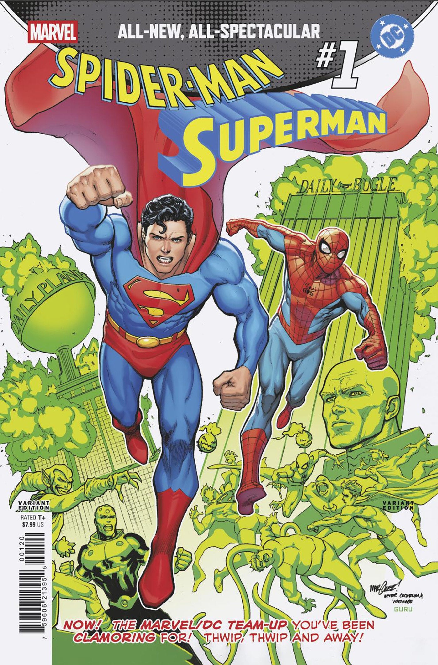 Marvel/DC: Spider-Man/Superman #1 David Marquez Homage Variant | Odin's Place