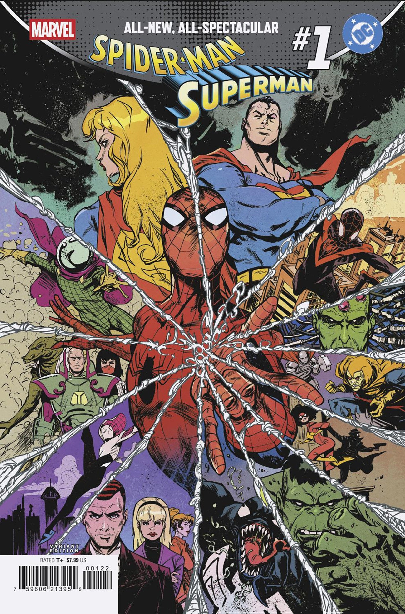 Marvel/DC: Spider-Man/Superman #1 Sanford Greene Homage Variant | Odin's Place