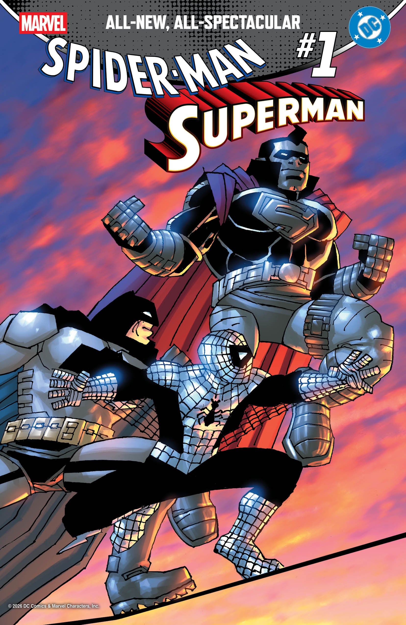 Marvel/DC: Spider-Man/Superman #1 Frank Miller Variant 1 in 50 | Odin's Place