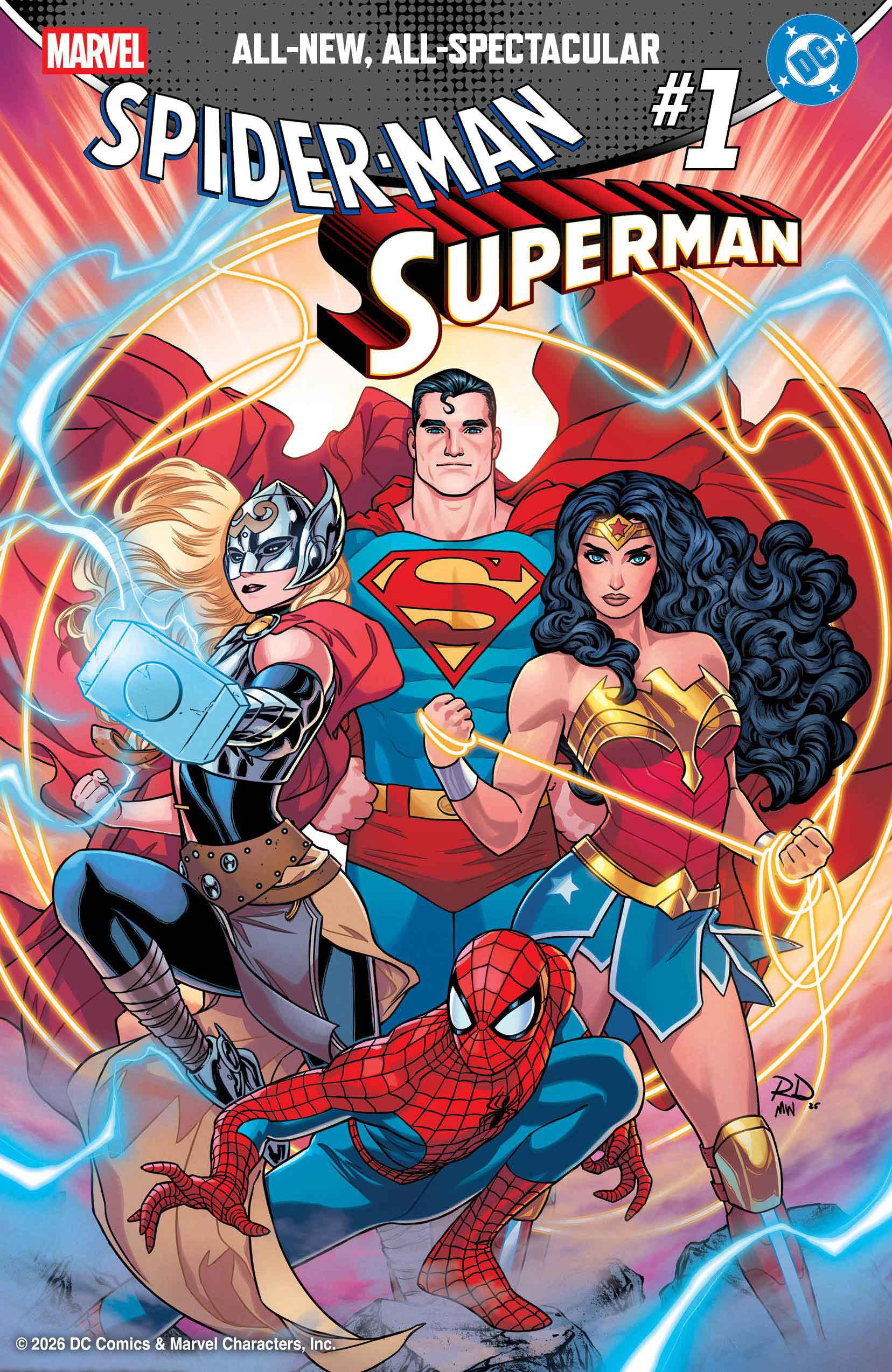 Marvel/DC: Spider-Man/Superman #1 Russell Dauterman Variant | Odin's Place