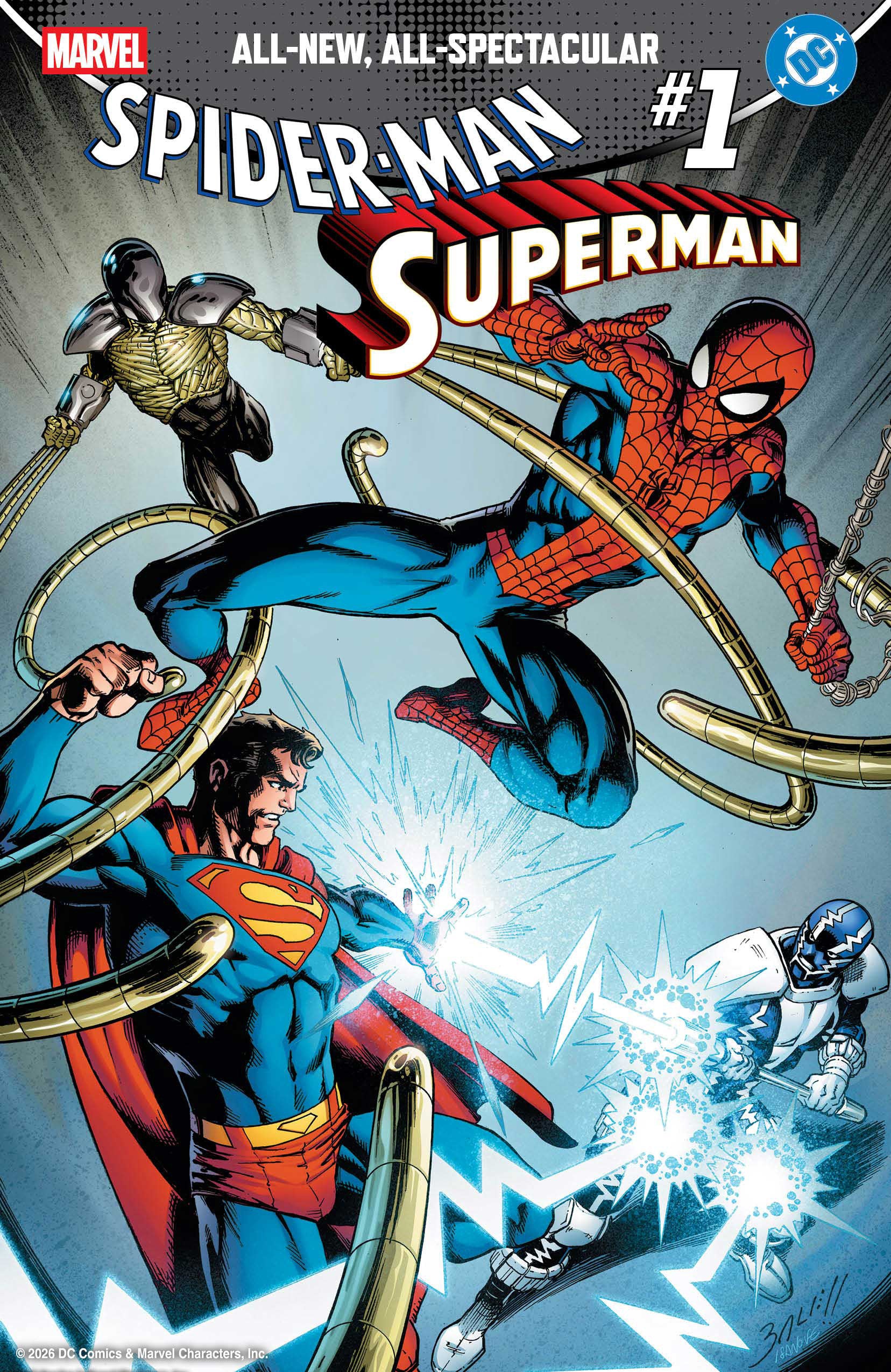 Marvel/DC: Spider-Man/Superman #1 Mark Bagley Foil Variant | Odin's Place