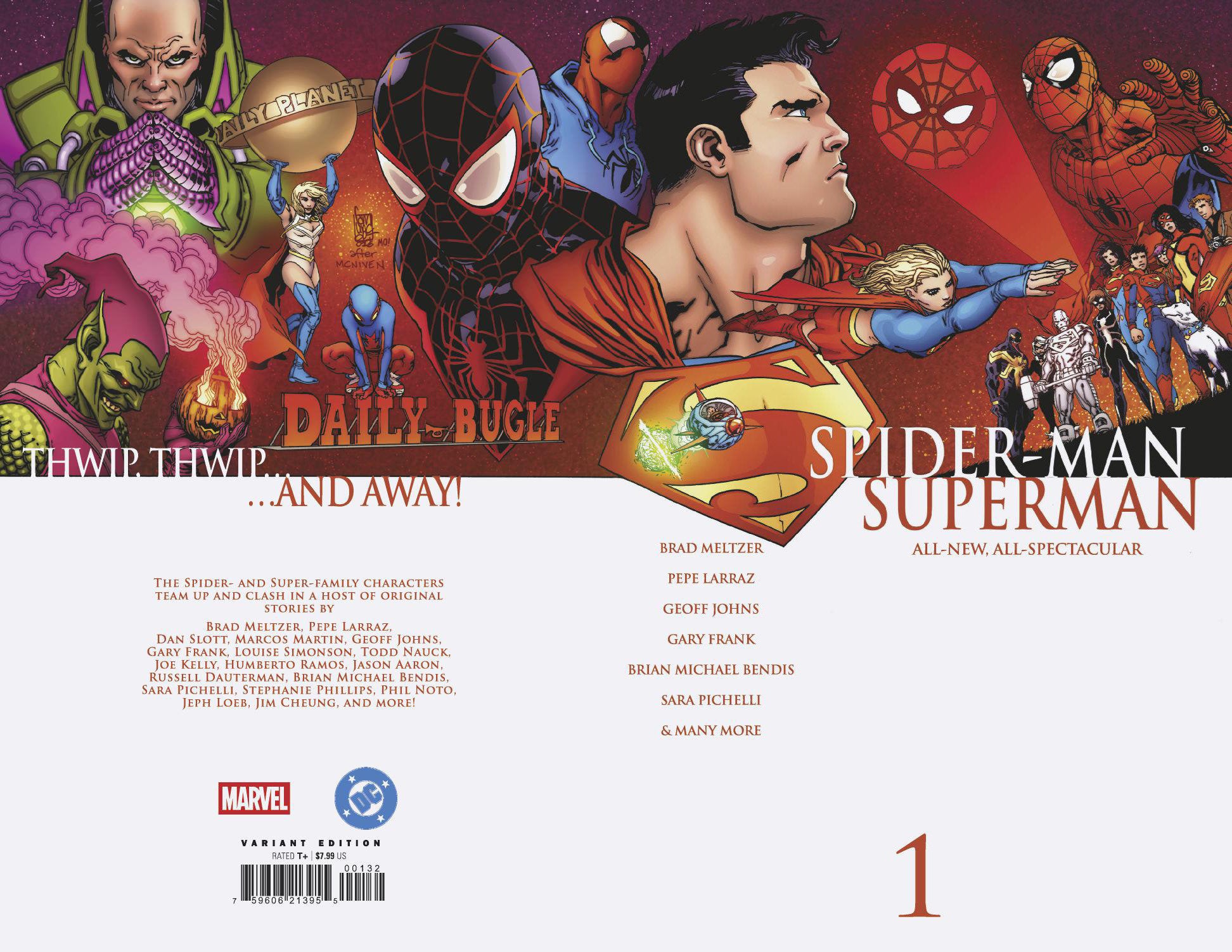 Marvel/DC: Spider-Man/Superman #1 Giuseppe Camuncoli Homage Variant | Odin's Place