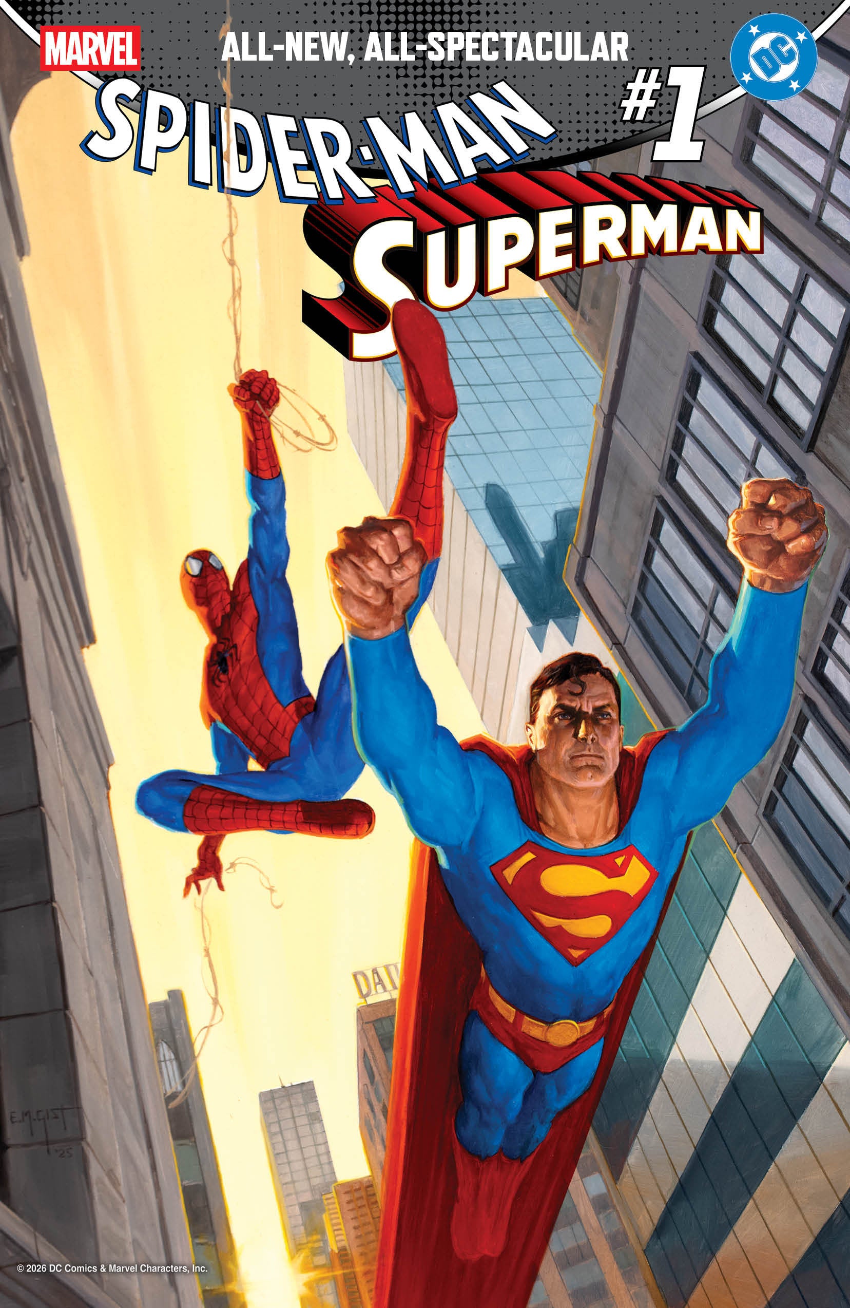 Marvel/DC: Spider-Man/Superman #1 E.M. Gist Variant | Odin's Place