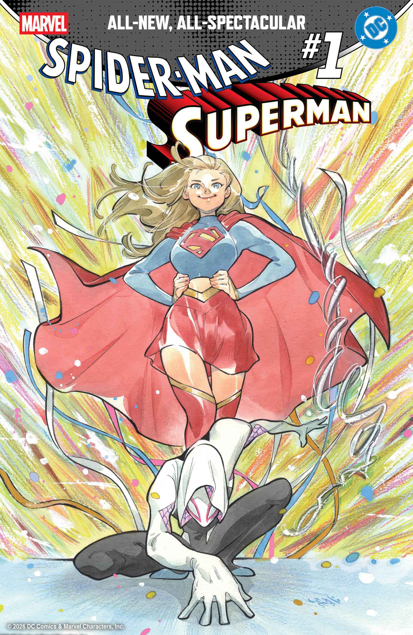 Marvel/DC: Spider-Man/Superman #1 Peach Momoko Variant | Odin's Place