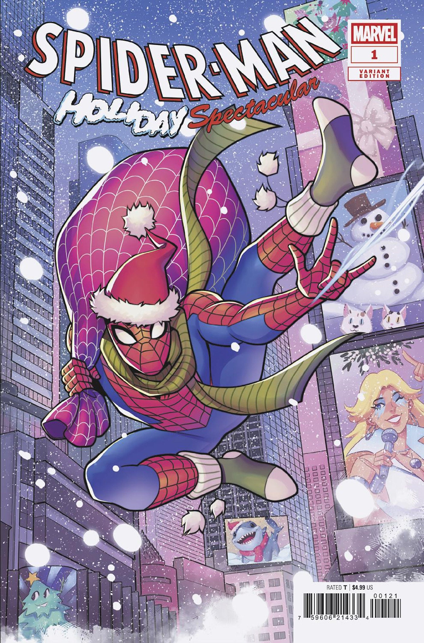 Spider-Man: Holiday Spectacular #1 Kasia Nie Variant | Dragon's Lair Comics and Fantasy Houston TX