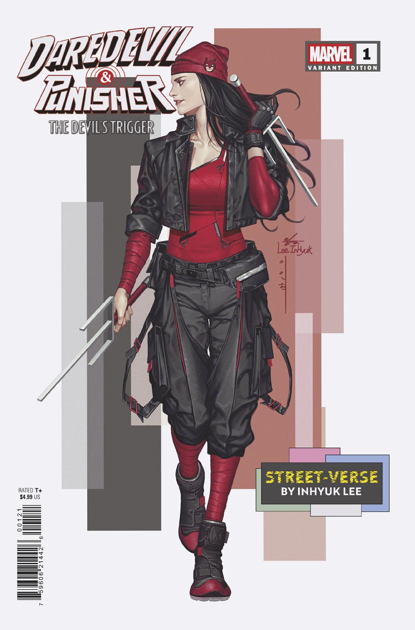 Daredevil/Punisher: The Devil's Trigger #1 Inhyuk Lee Street Verse Variant | Dragon's Lair Comics and Fantasy Houston TX