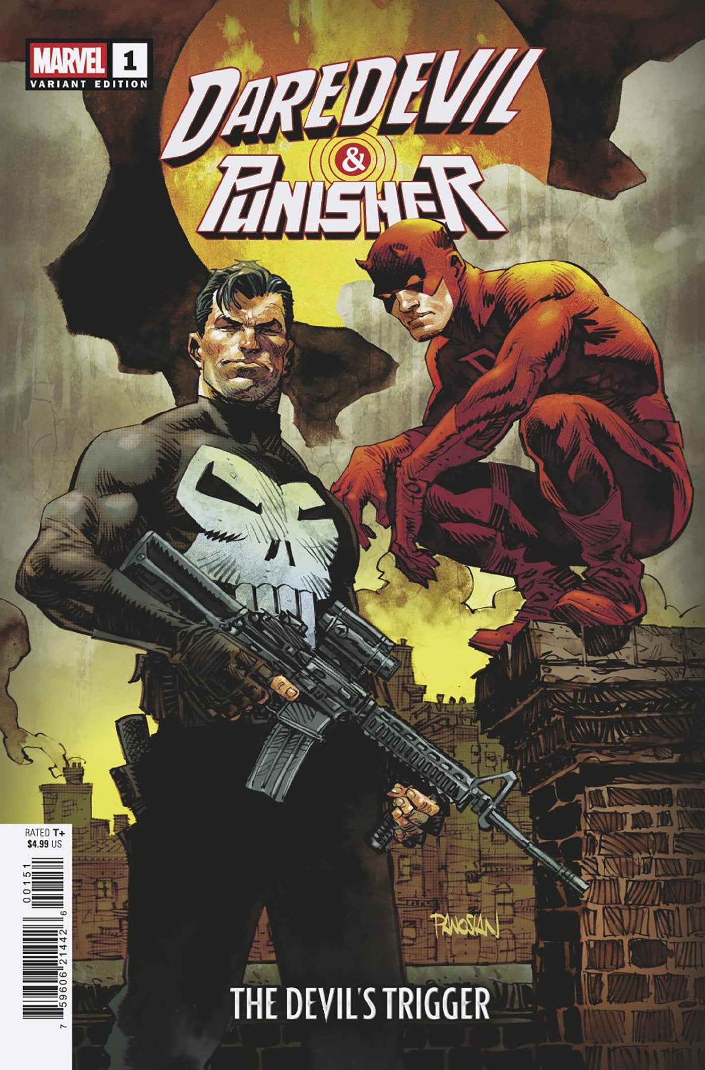 Daredevil/Punisher: The Devil's Trigger #1 Dan Panosian Variant | Dragon's Lair Comics and Fantasy Houston TX
