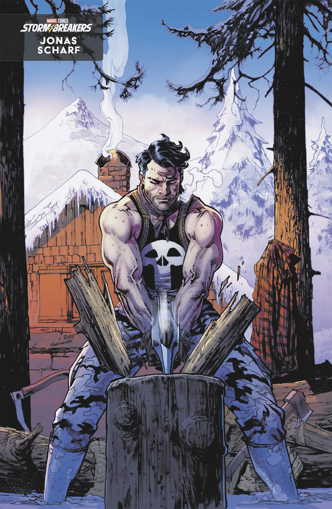 Daredevil/Punisher: The Devil's Trigger #2 Jonas Scharf Winter Break Variant | Dragon's Lair Comics and Fantasy Houston TX