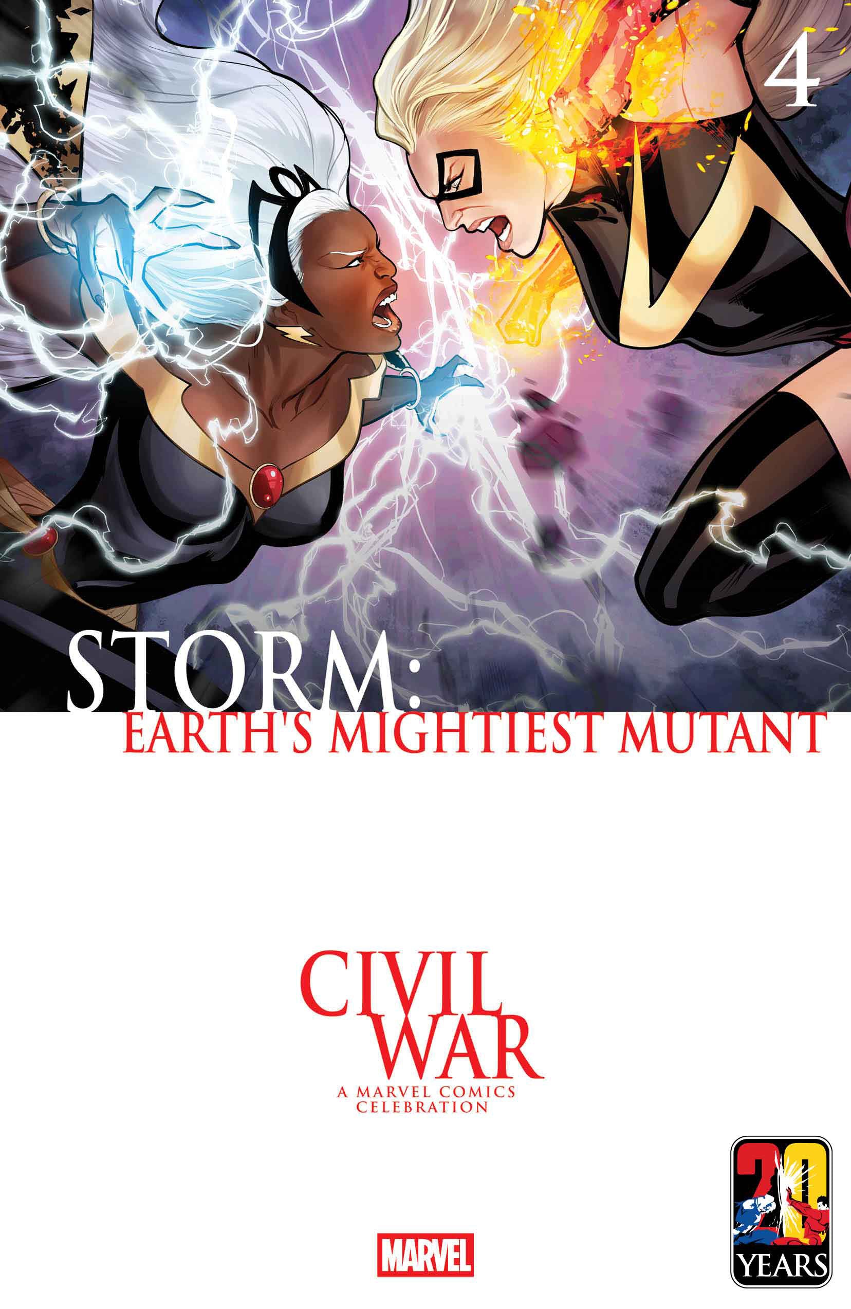 Storm: Earth's Mightiest Mutant #4 Lucas Werneck Civil War Celebration Variant | Odin's Place