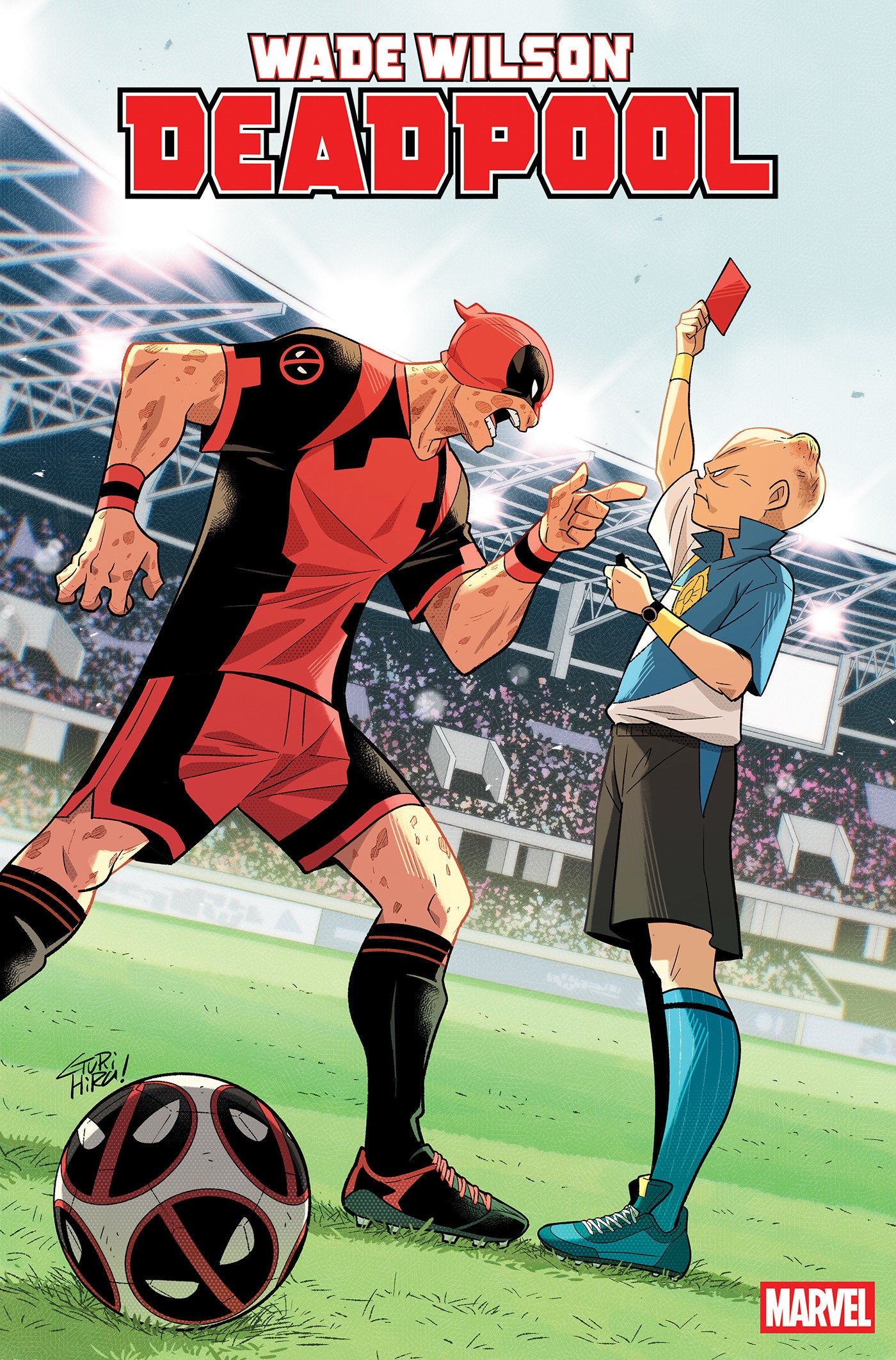 Wade Wilson: Deadpool #5 Gurihiru Marvel Soccer Variant | Odin's Place