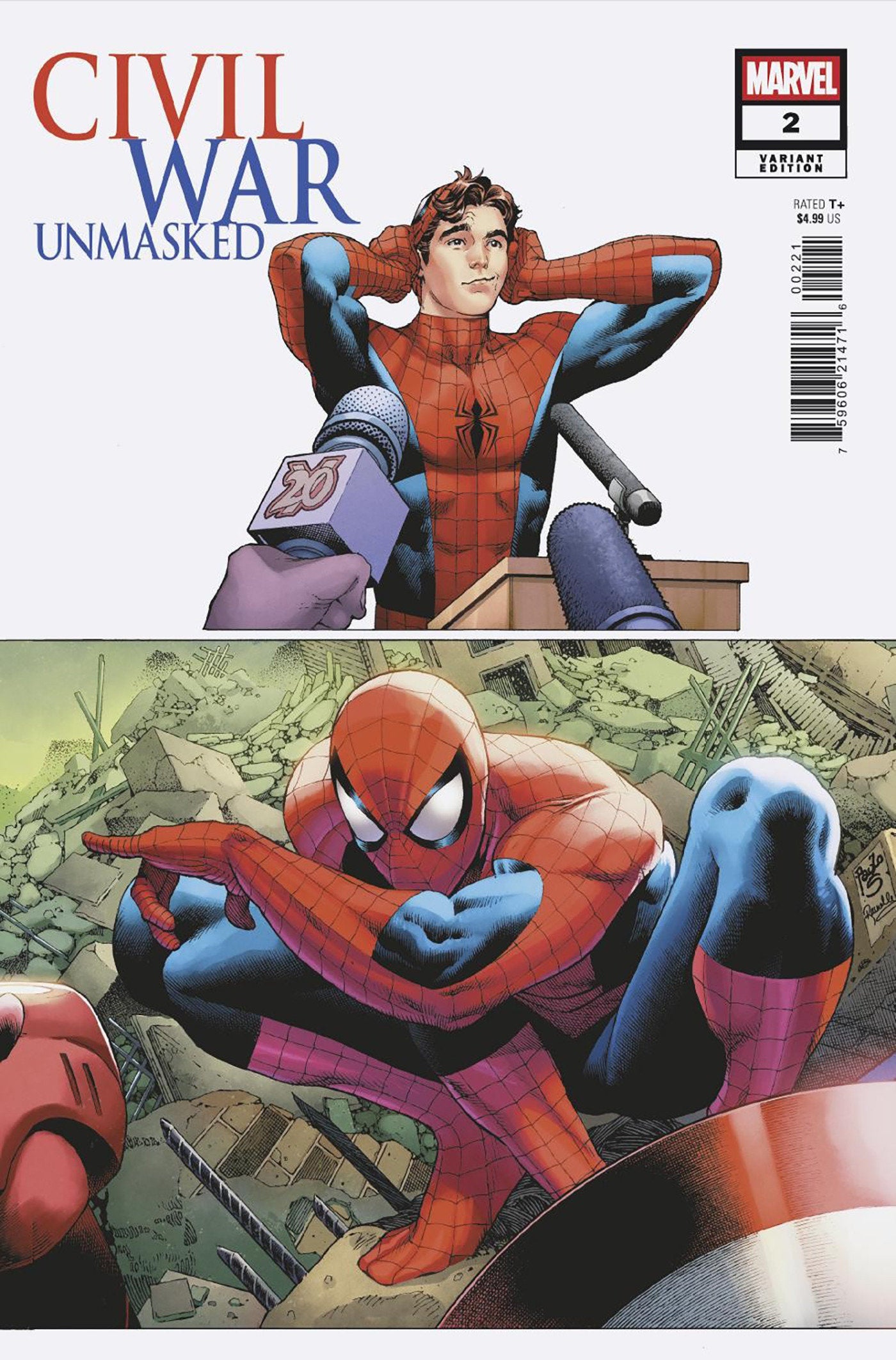 Civil War: Unmasked #2 Paulo Siqueira 5 Part Connecting Variant | Odin's Place