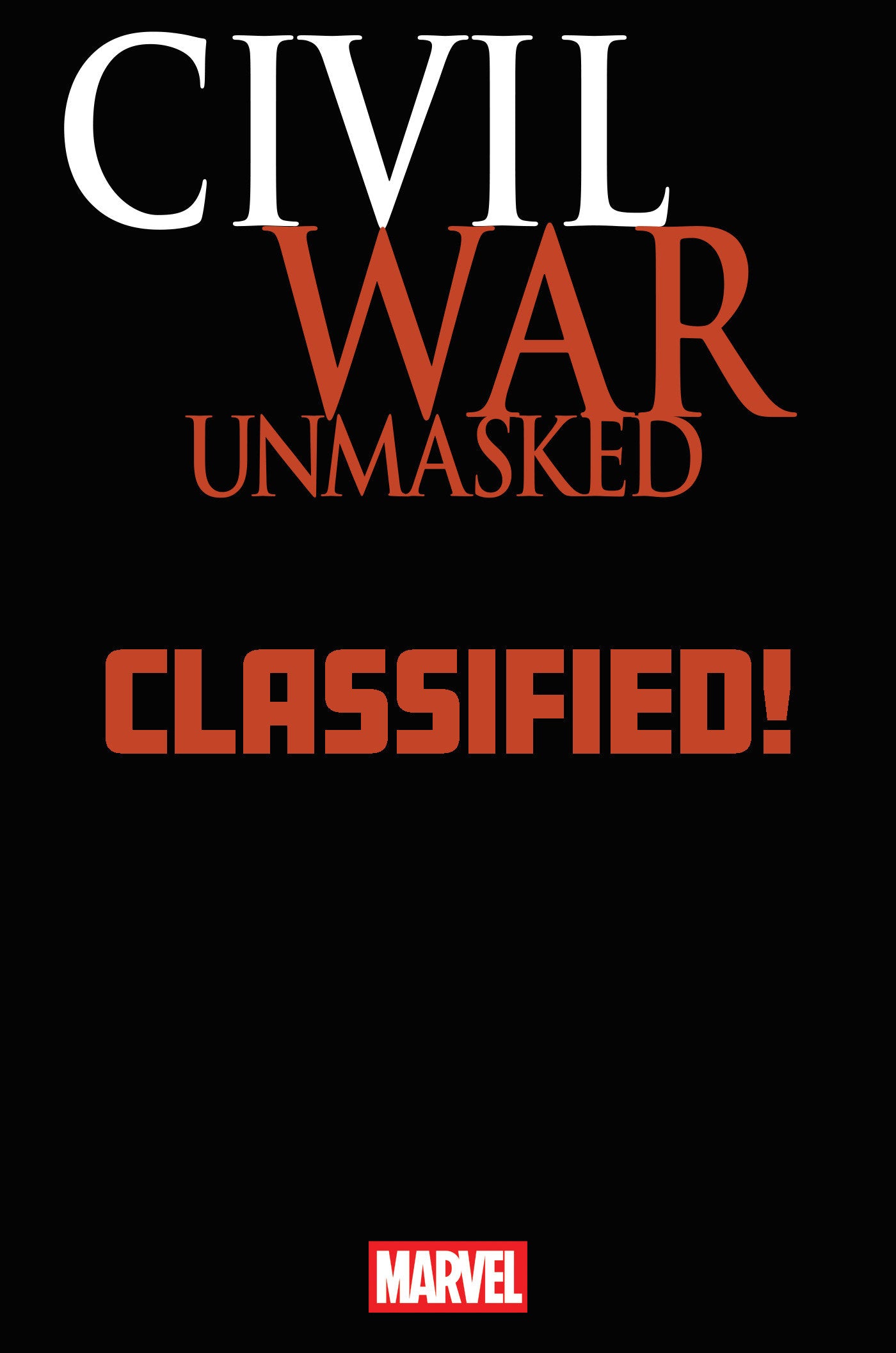 Civil War: Unmasked #2 Classified Artist Magic: The Gathering Variant | Odin's Place