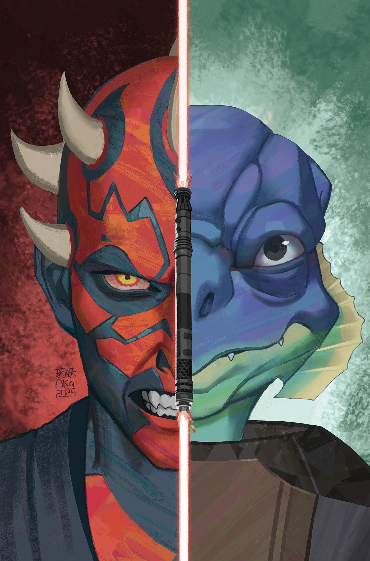 Star Wars: Shadow Of Maul #3 Aka Headshot Full Art Variant | Odin's Place