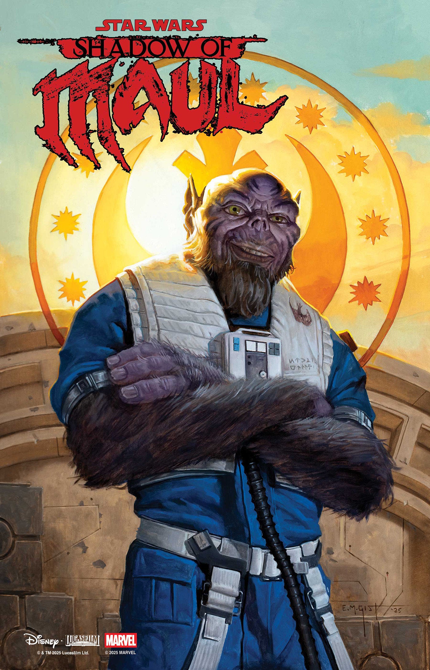 Star Wars: Shadow Of Maul #3 E.M. Gist Mandalorian & Grogu Variant | Odin's Place