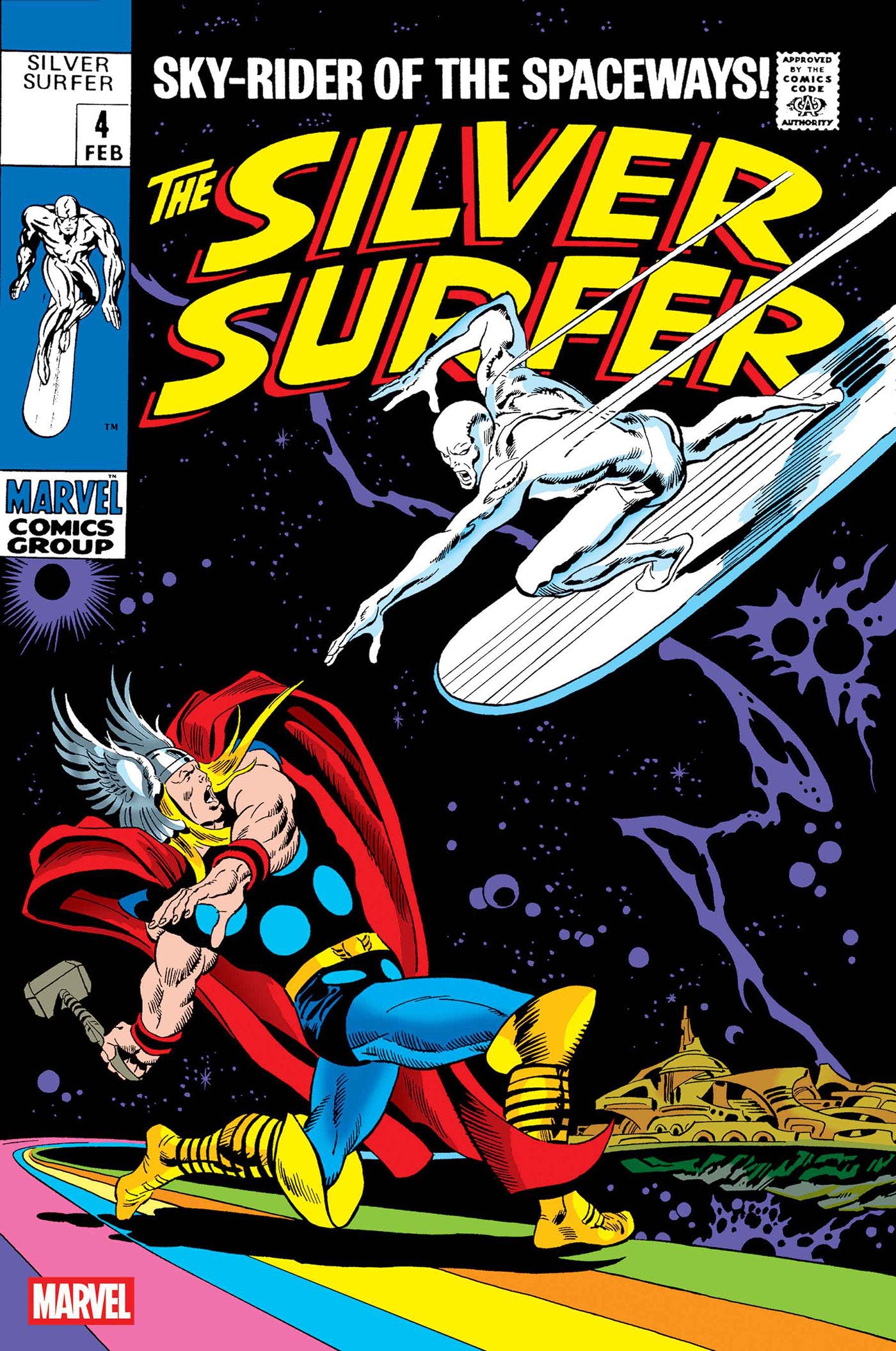 Silver Surfer #4 Facsimile Edition Foil Variant | Odin's Place