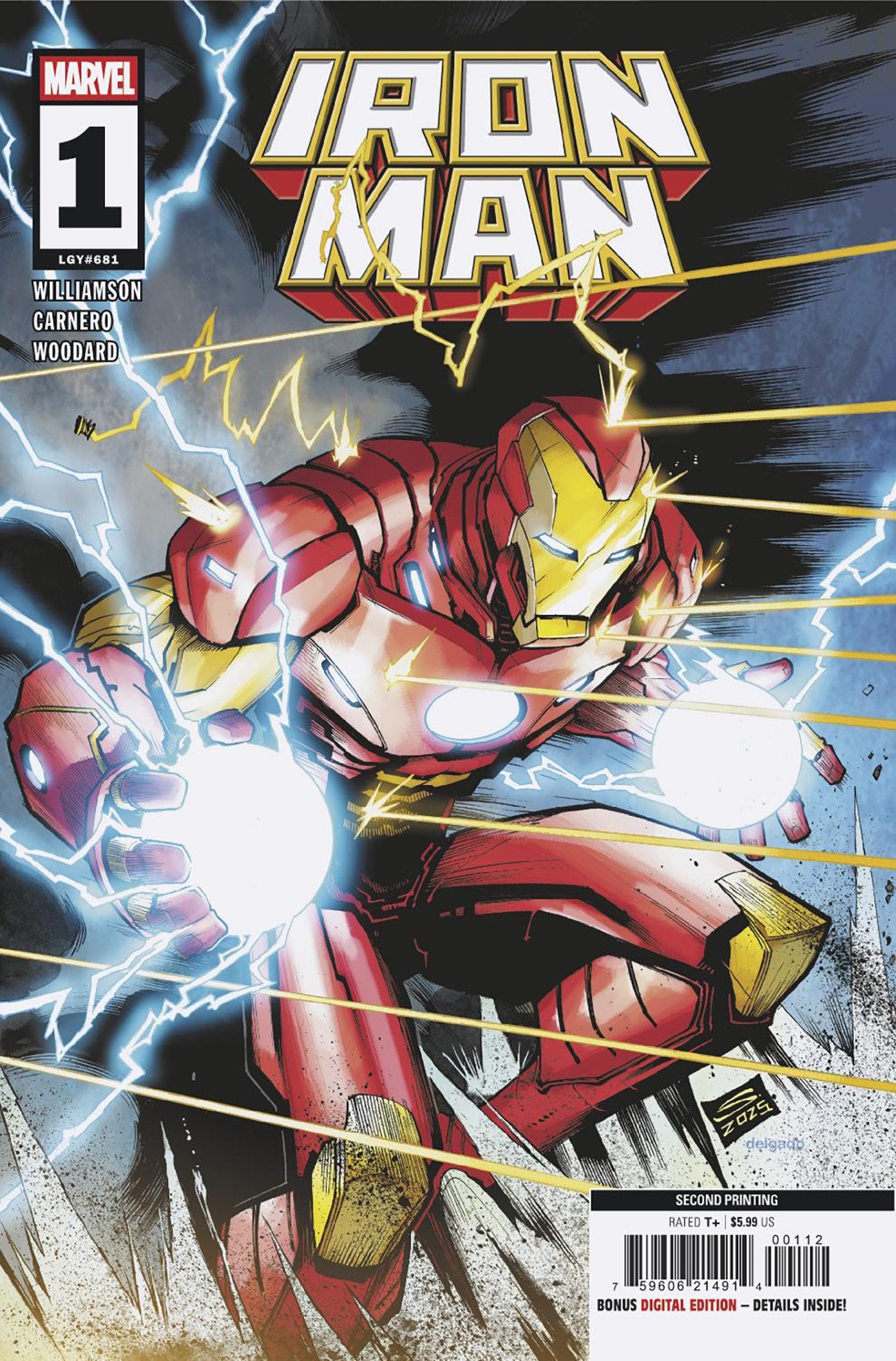 Iron Man #1 Gerardo Sandoval 2nd Printing Variant | Odin's Place