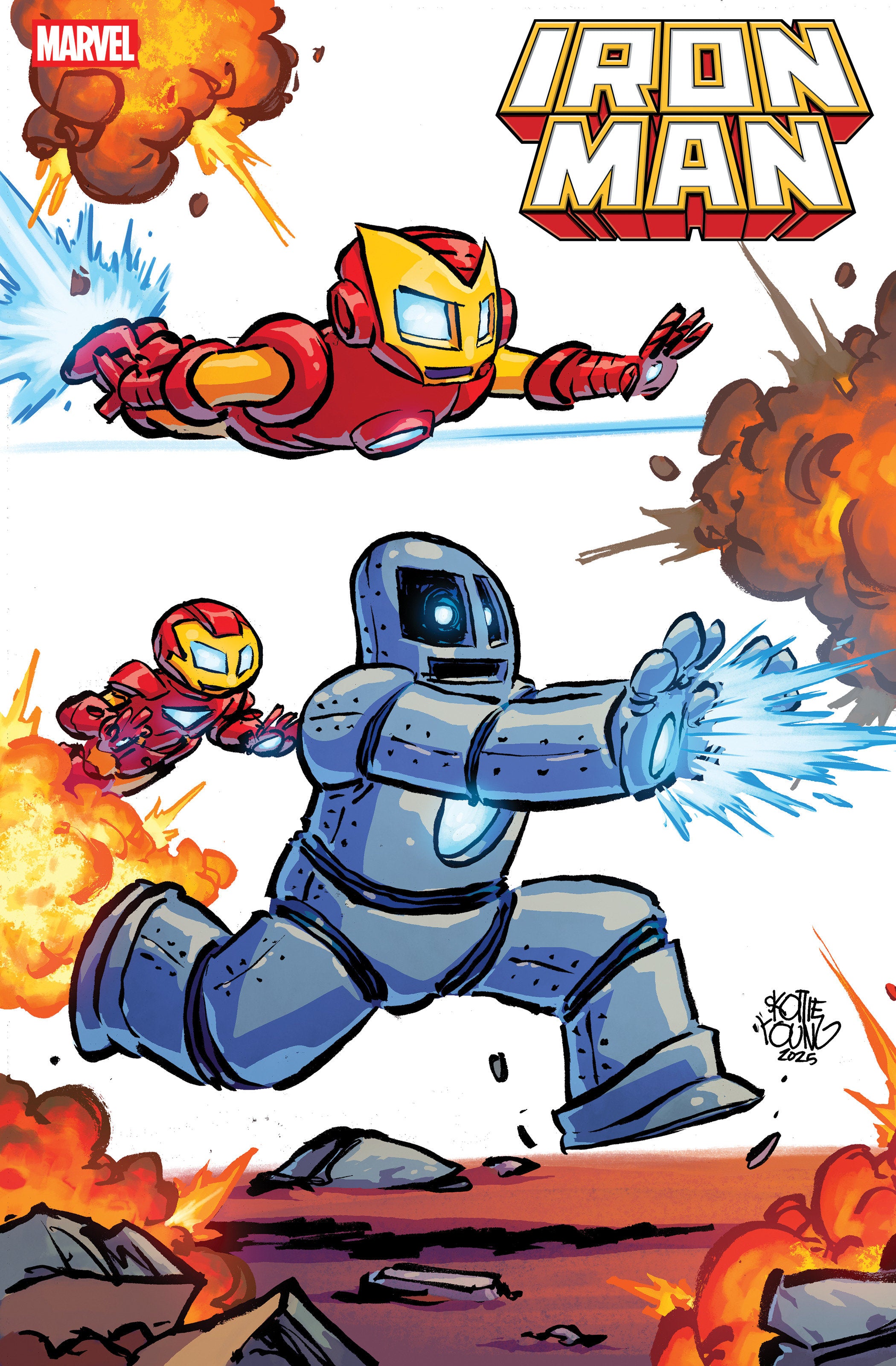 Iron Man #1 Skottie Young 4 Part Connecting Variant | Odin's Place
