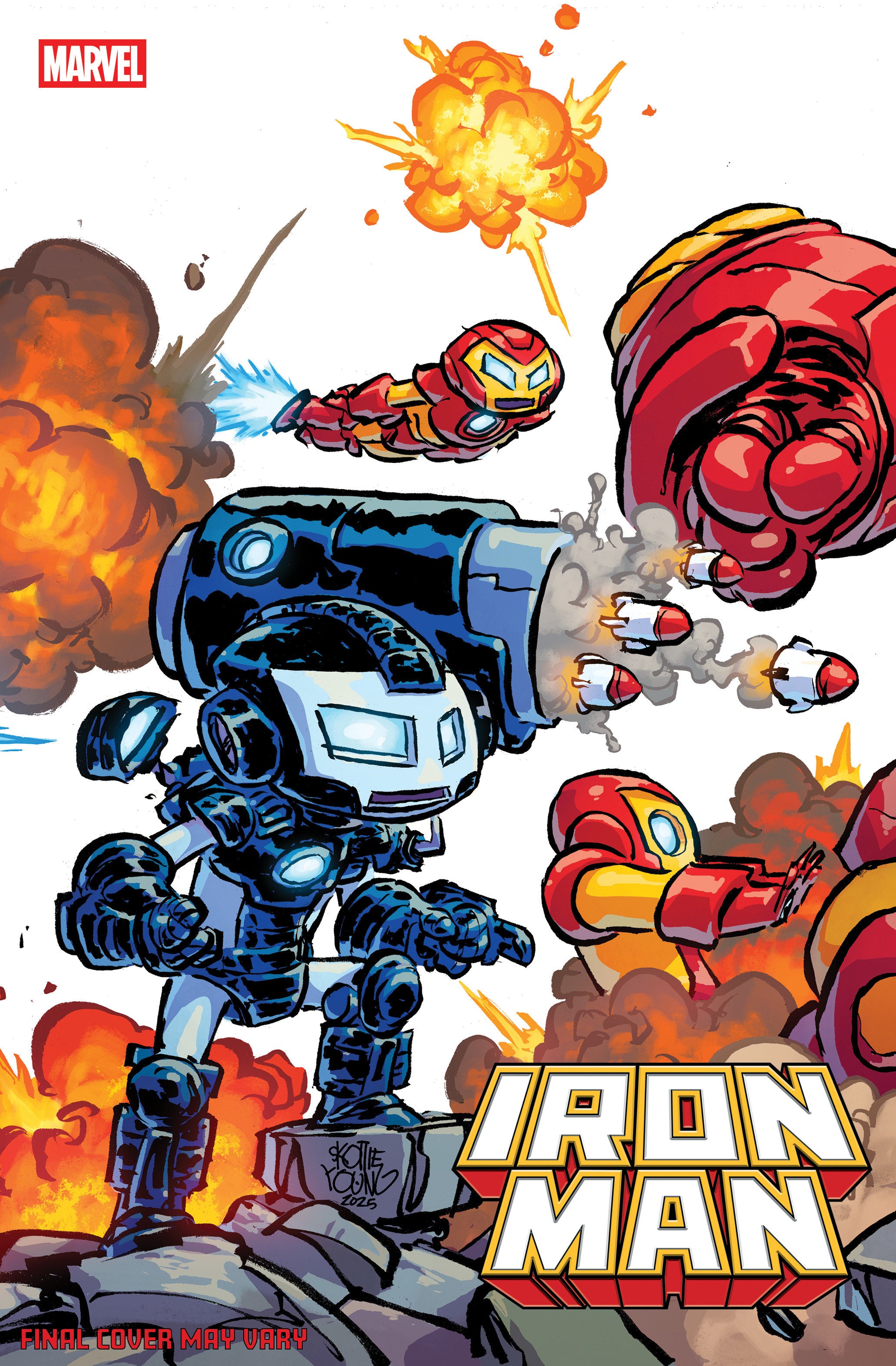 Iron Man #2 Skottie Young 4 Part Connecting Variant | Odin's Place