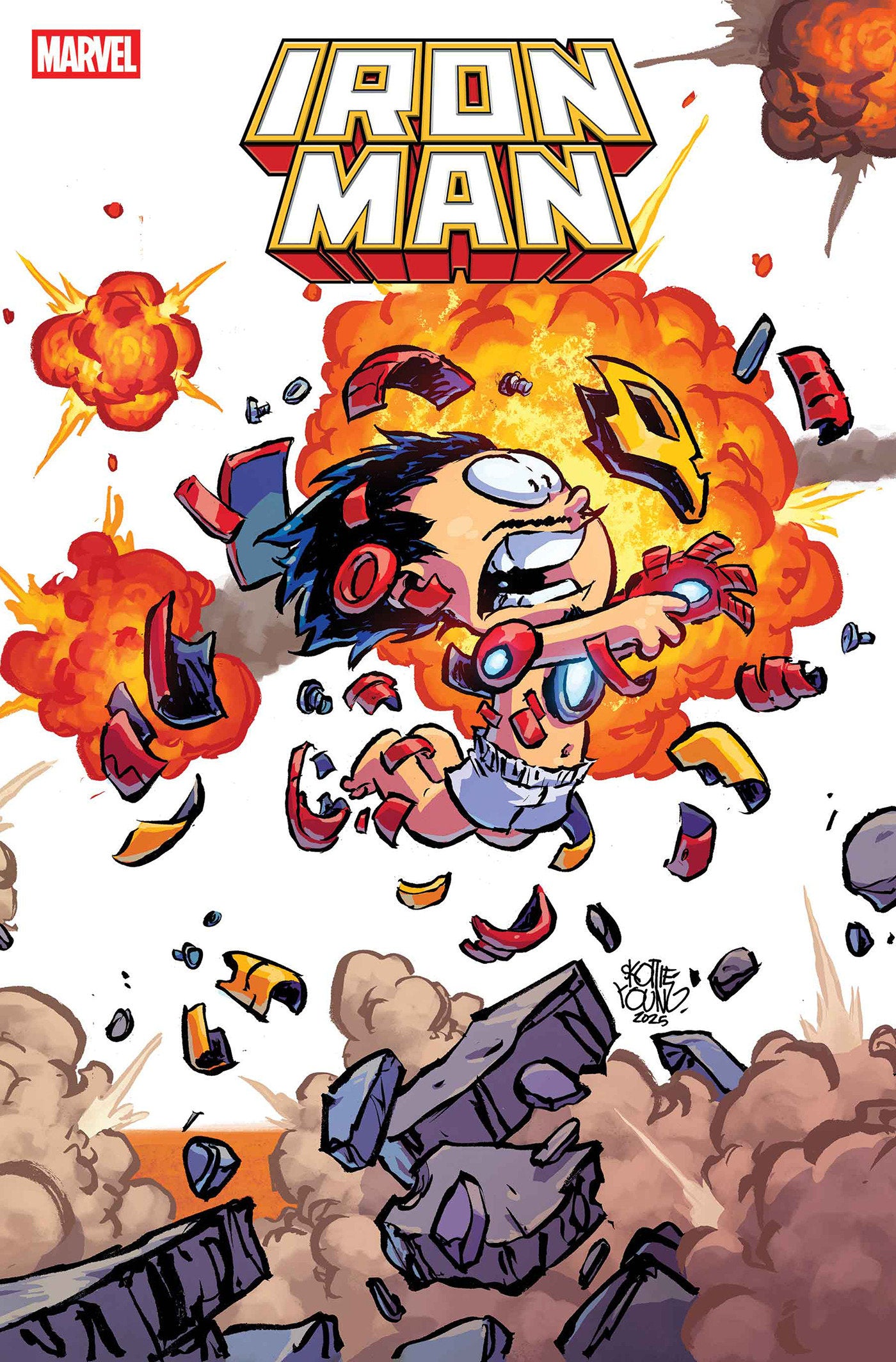 Iron Man #4 Skottie Young 4 Part Connecting Variant | Odin's Place