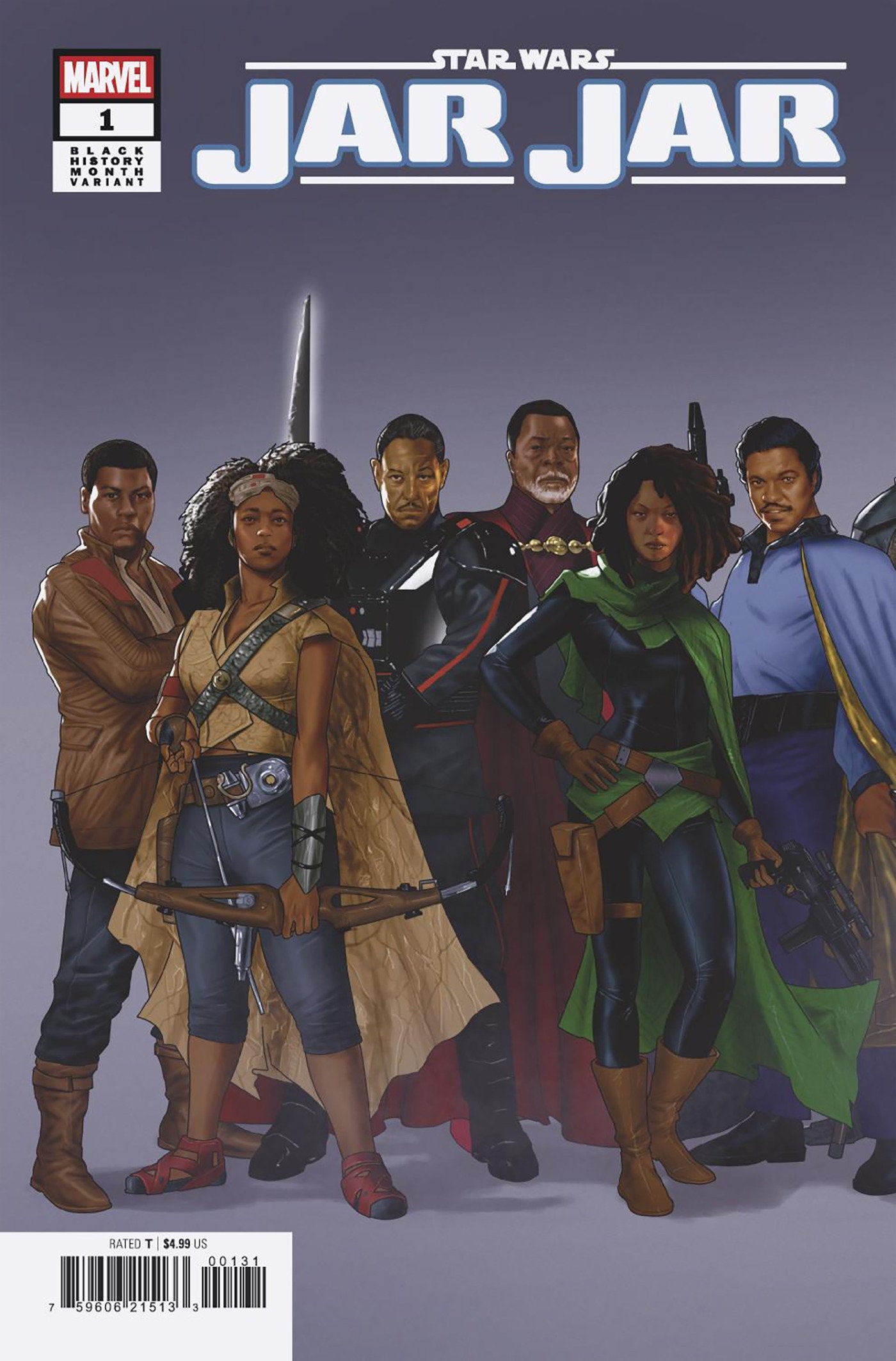 Star Wars: Jar Jar #1 Taurin Clarke 2 Part Black History Month Connecting Variant | Odin's Place