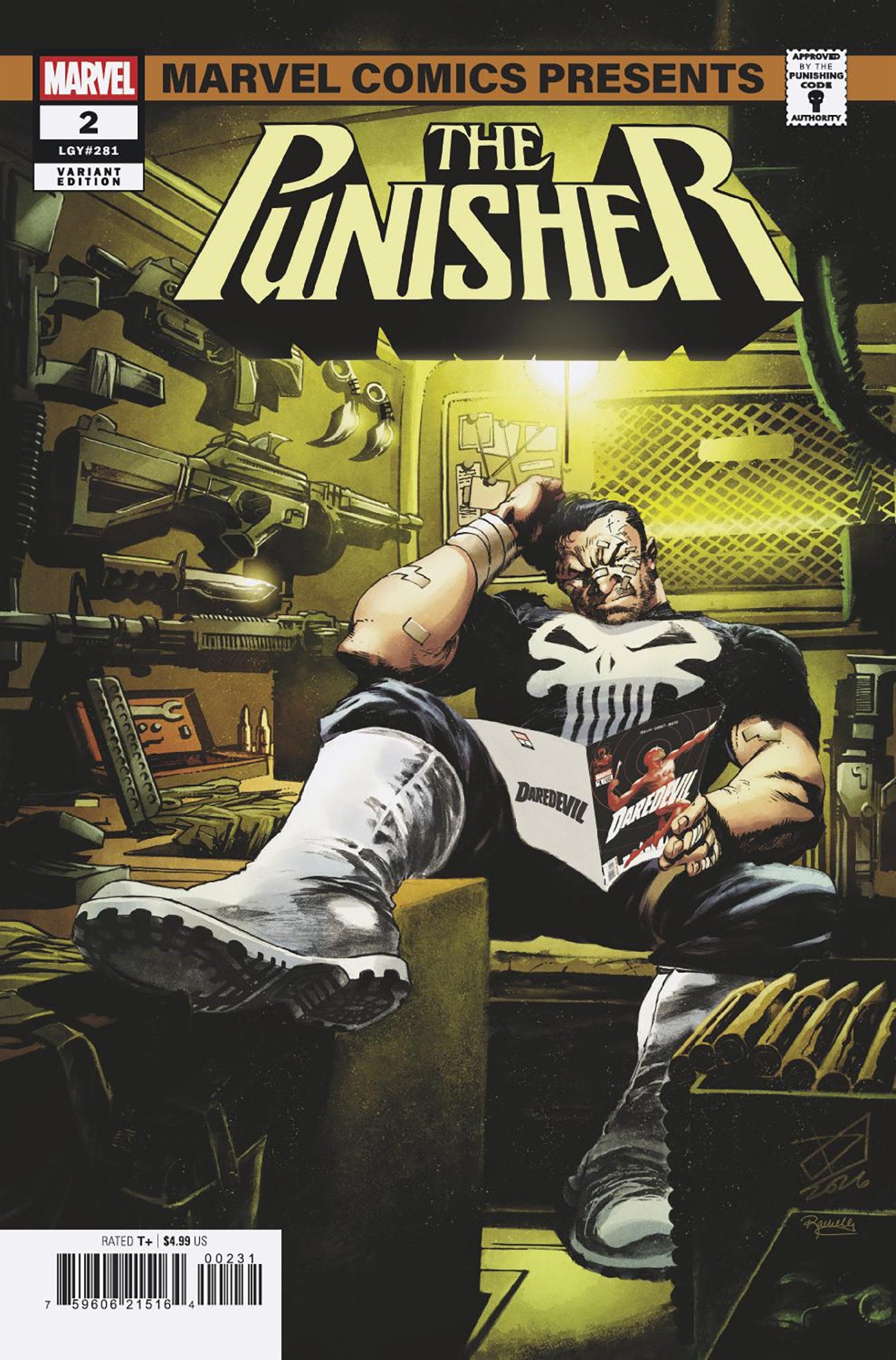 Punisher #2 Devmalya Praminik Marvel Comics Presents Variant | Odin's Place