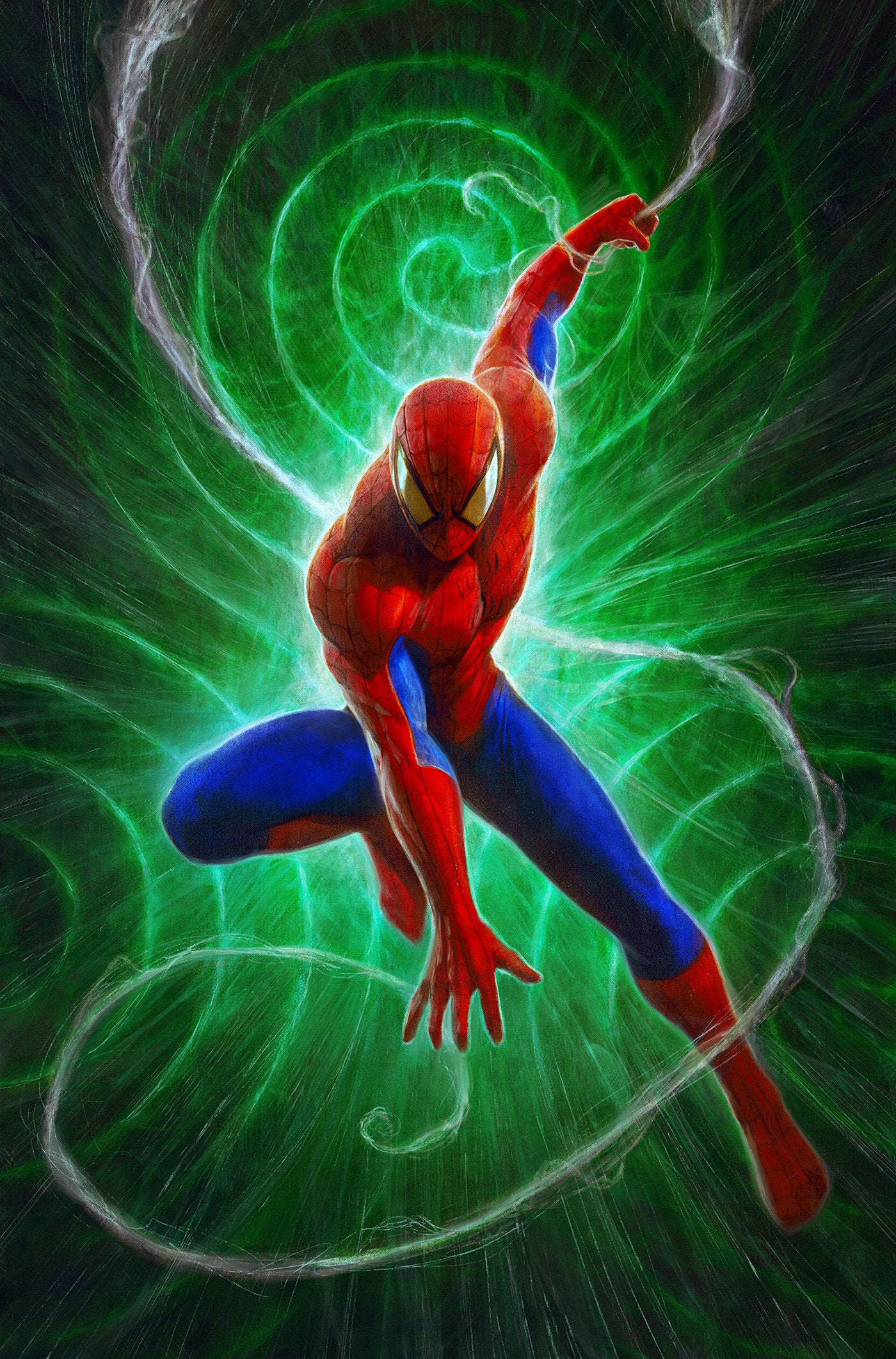Amazing Spider-Man/Venom: Death Spiral #1 Dave Rapoza Spider-Man Full Art Variant [Ds] | Odin's Place