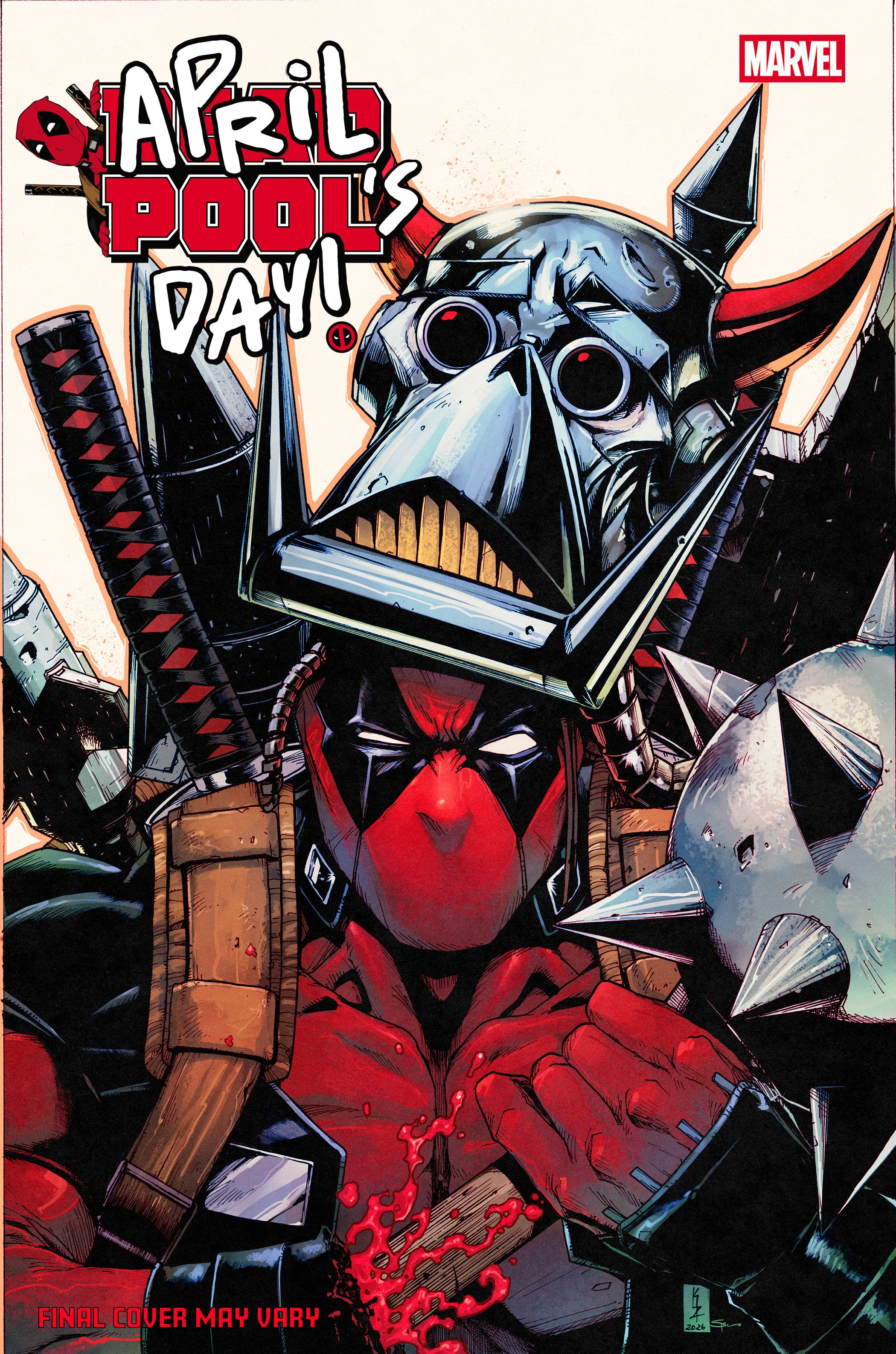 Deadpool: April Pool's Day #1 Kei Zama Death's Head Variant | Odin's Place